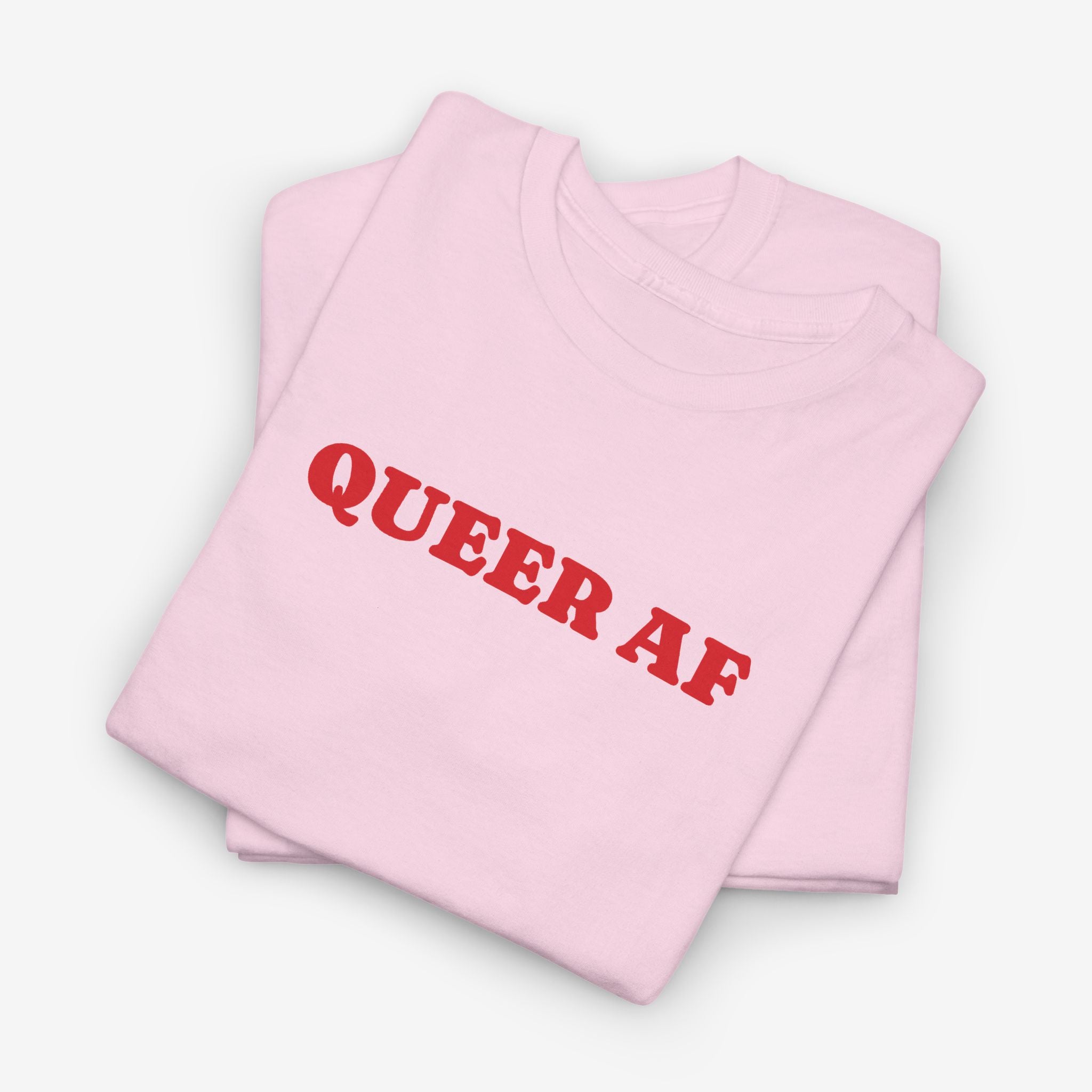 Gay Pride T-shirt - Queer AF | SkrrtShirt