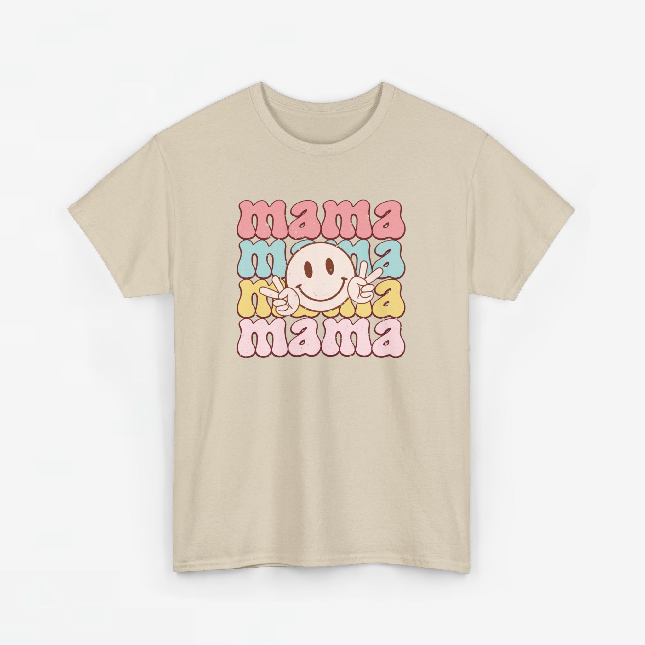 Moederdag Mama Cadeau - T-shirt - Happy Mama - Oversized - #53