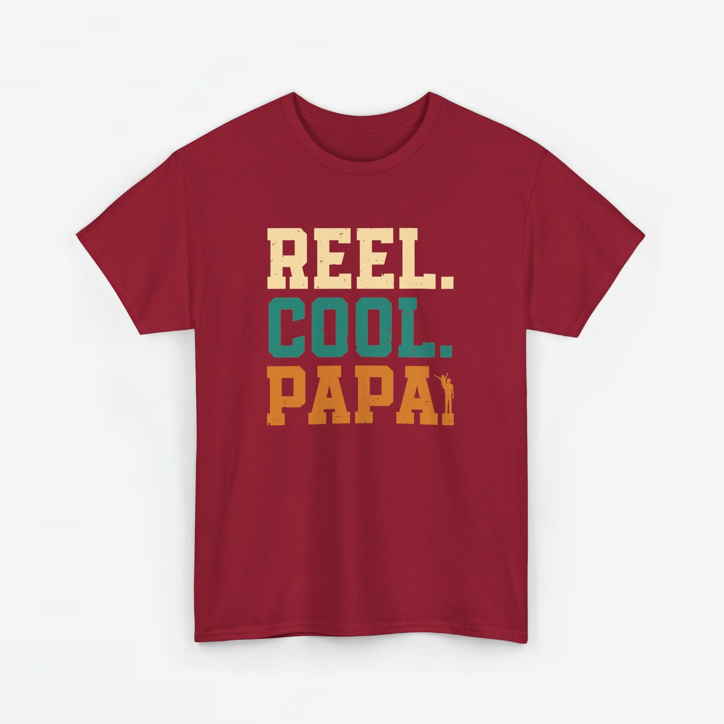 Vaderdag Papa Cadeau - T-shirt -Reel Cool Papa - Oversized #34