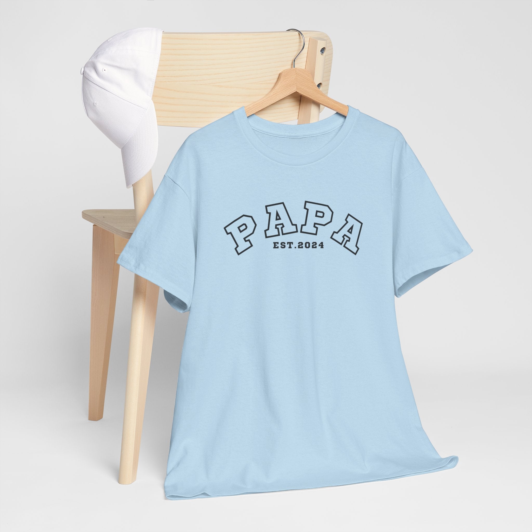 Gepersonaliseerde Vaderdag Papa Cadeau - T-shirt - Papa - EST [Jaar]