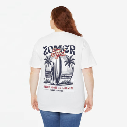 Zomer T-shirt voor Dames - Skrrtshirt Zomervakantie Oversized Tee #4- Zomer Tijd