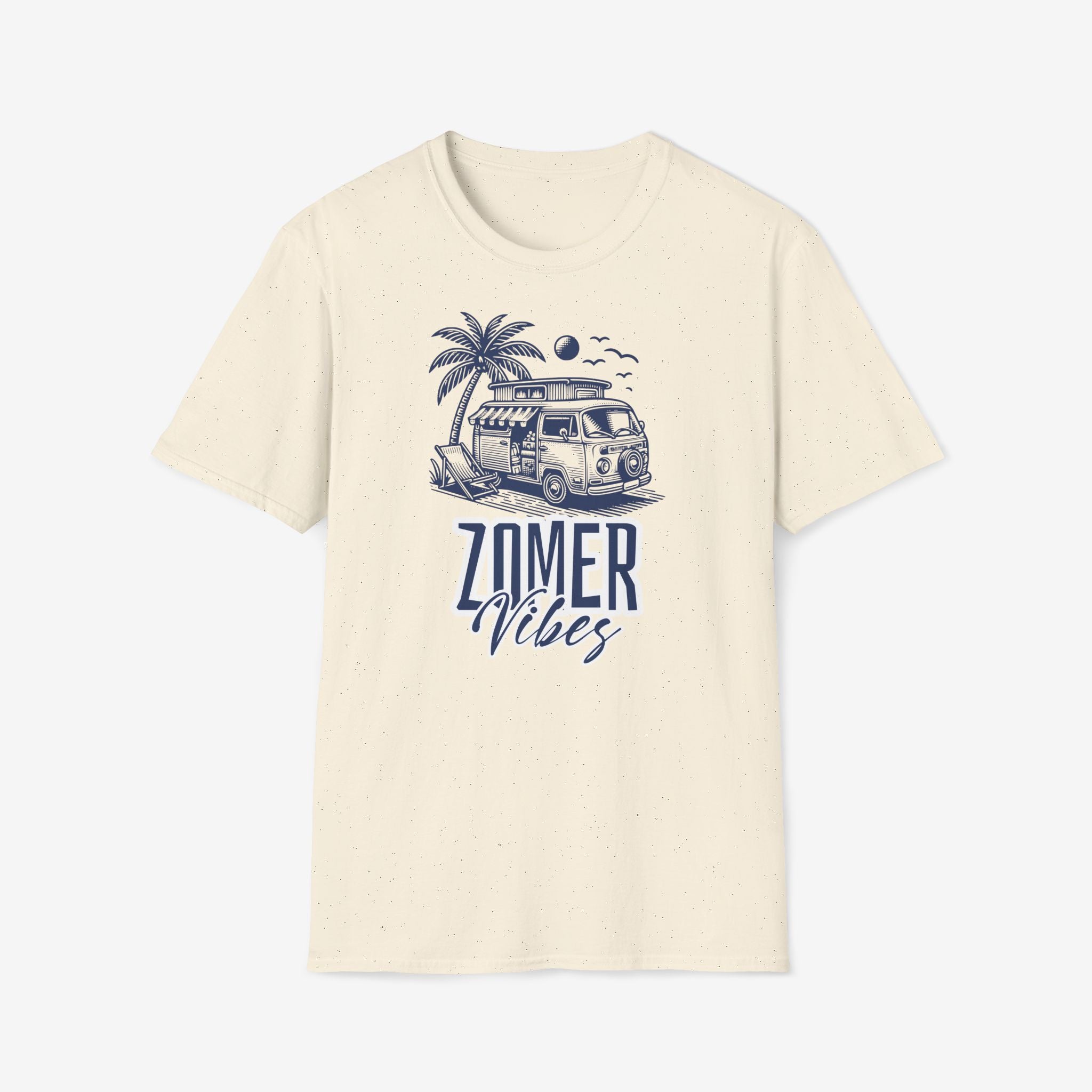 Dames Zomer T-shirt met print - Camper Zomer Vibes | SkrrtShirt