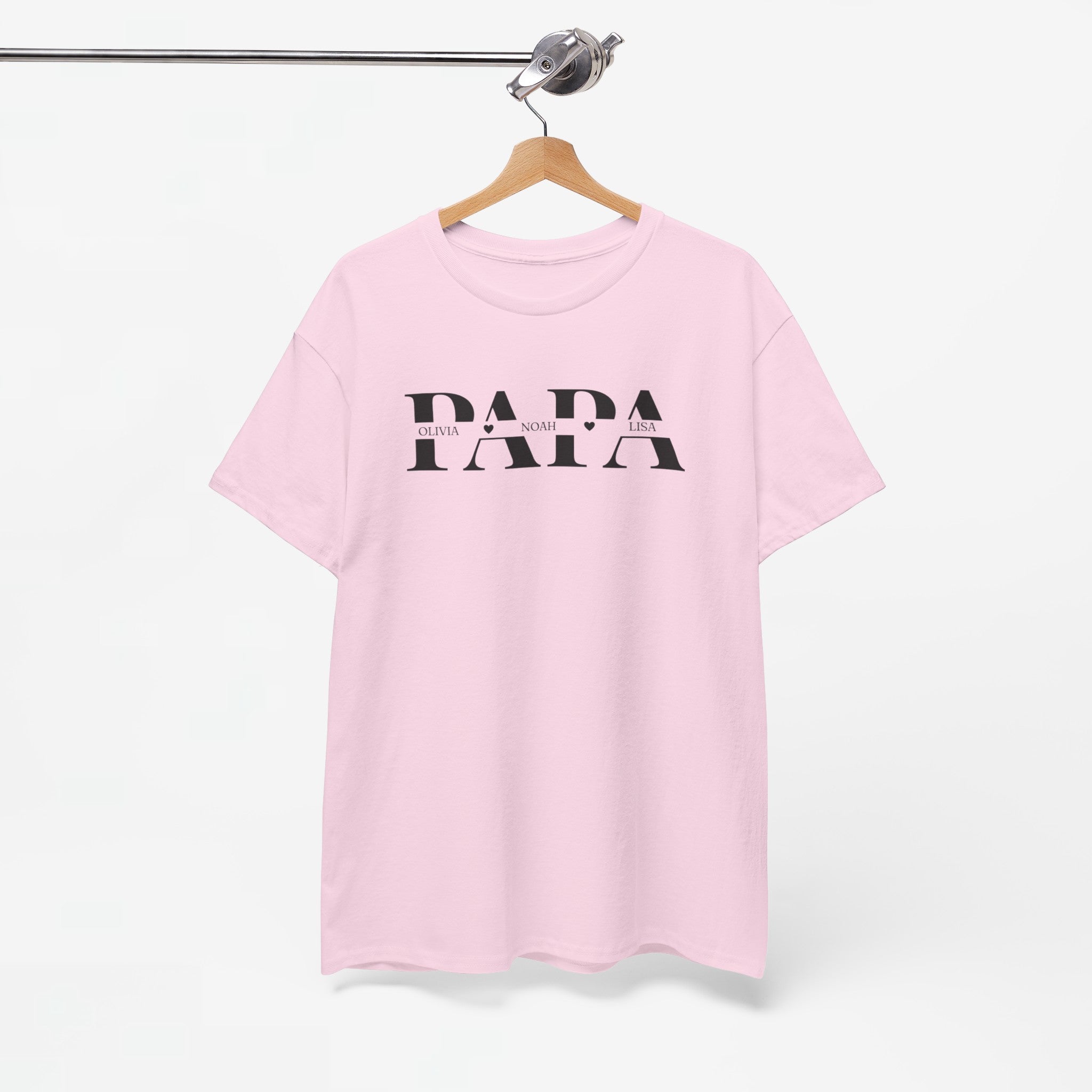 Gepersonaliseerde Vaderdag Papa Cadeau - T-shirt - Papa met namen