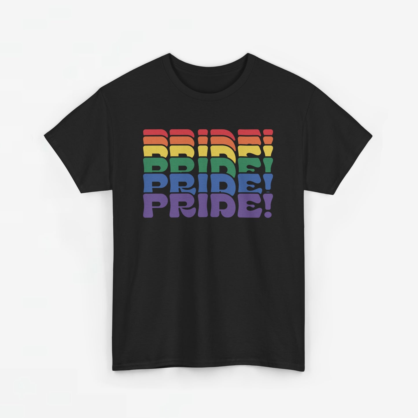 Gay Pride T-shirt - PRIDE! - Oversized #46