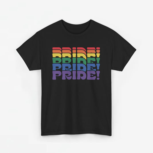 Gay Pride T-shirt - PRIDE! - Oversized #46