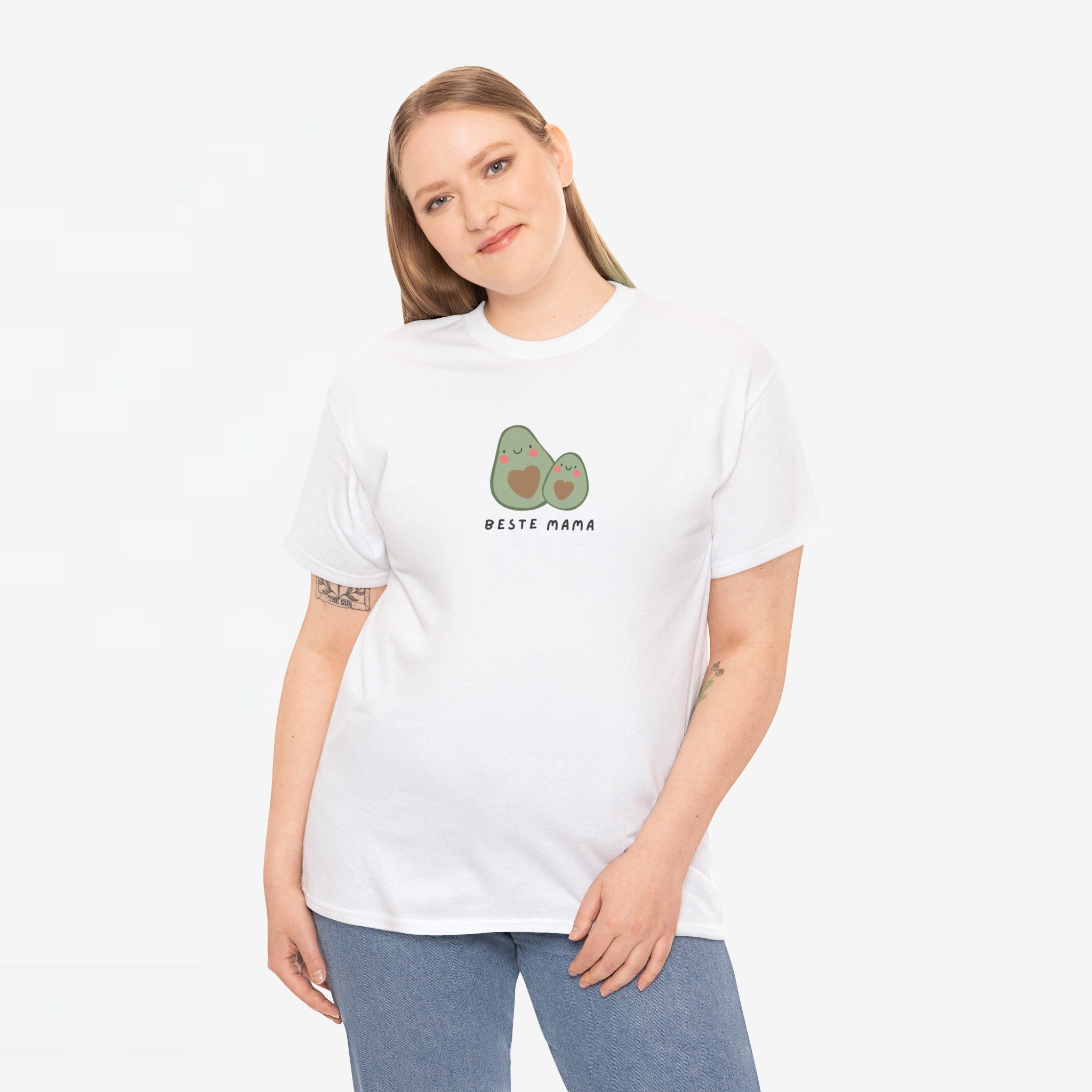 Moederdag Mama Cadeau - T-shirt - Beste Mama Avocado - Oversized - #18