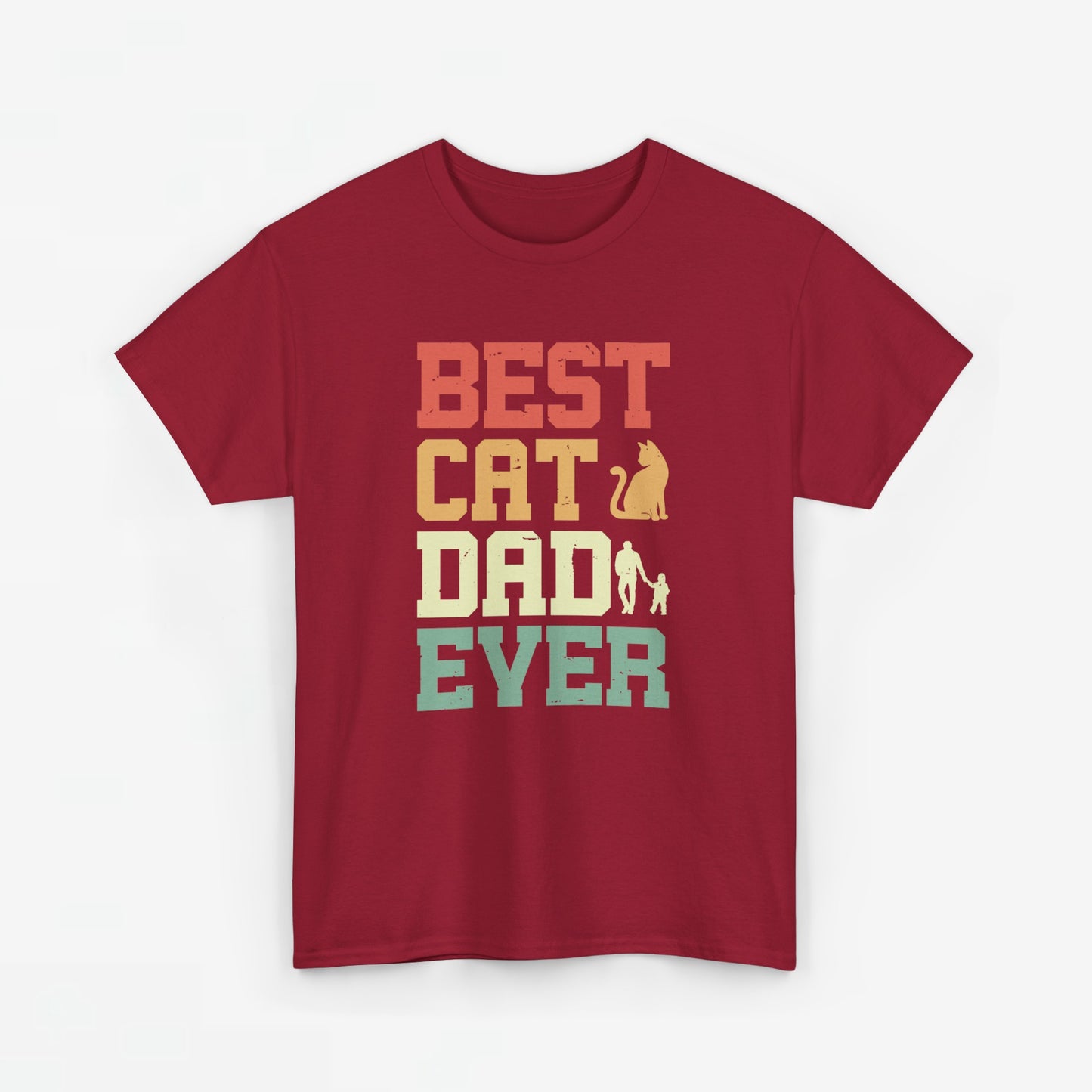 Vaderdag Papa Cadeau - T-shirt - Best Cat Dad Ever - Oversized #33