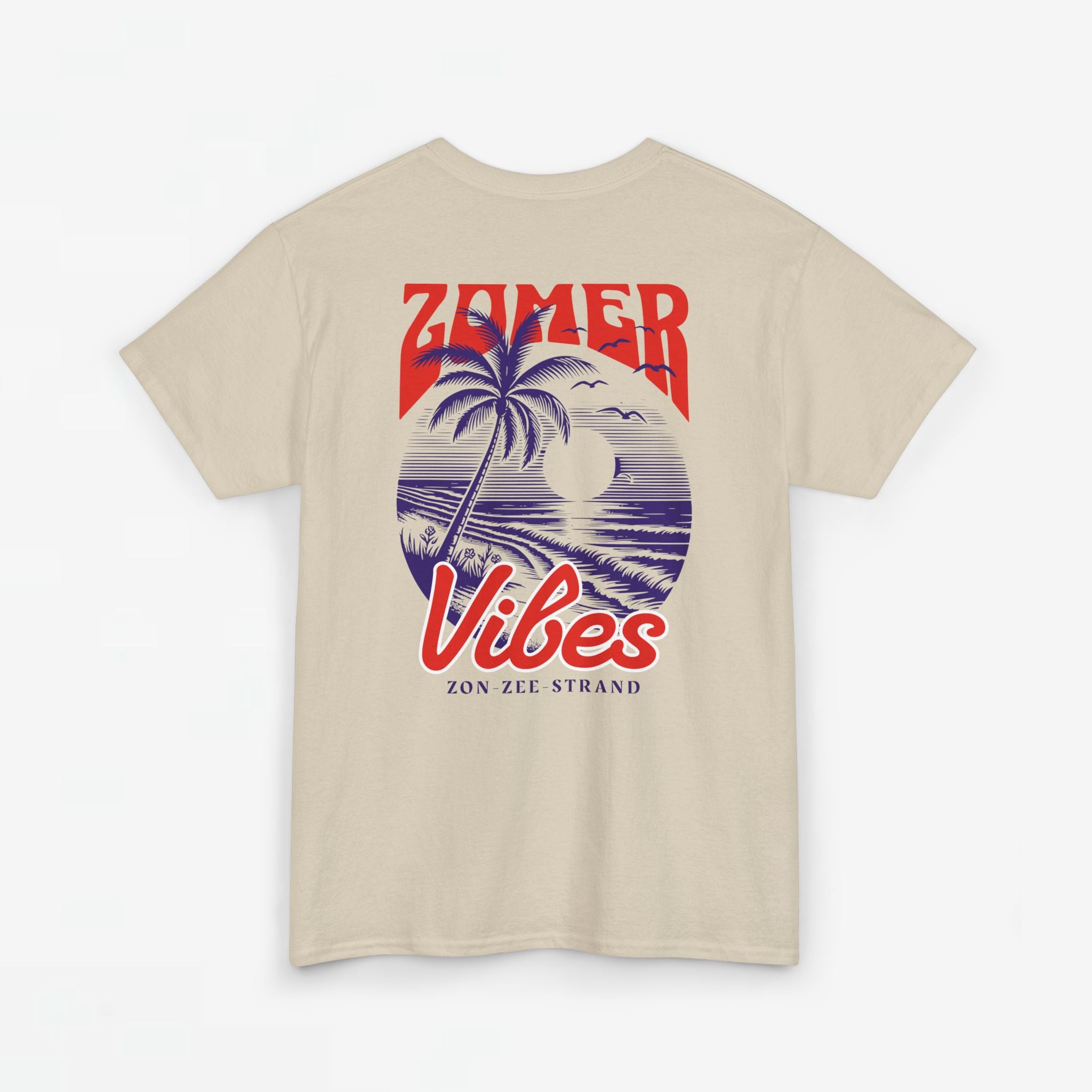 Zomer T-shirt voor Heren - Skrrtshirt Zomervakantie Oversized Tee #1 - Zomer Vibes