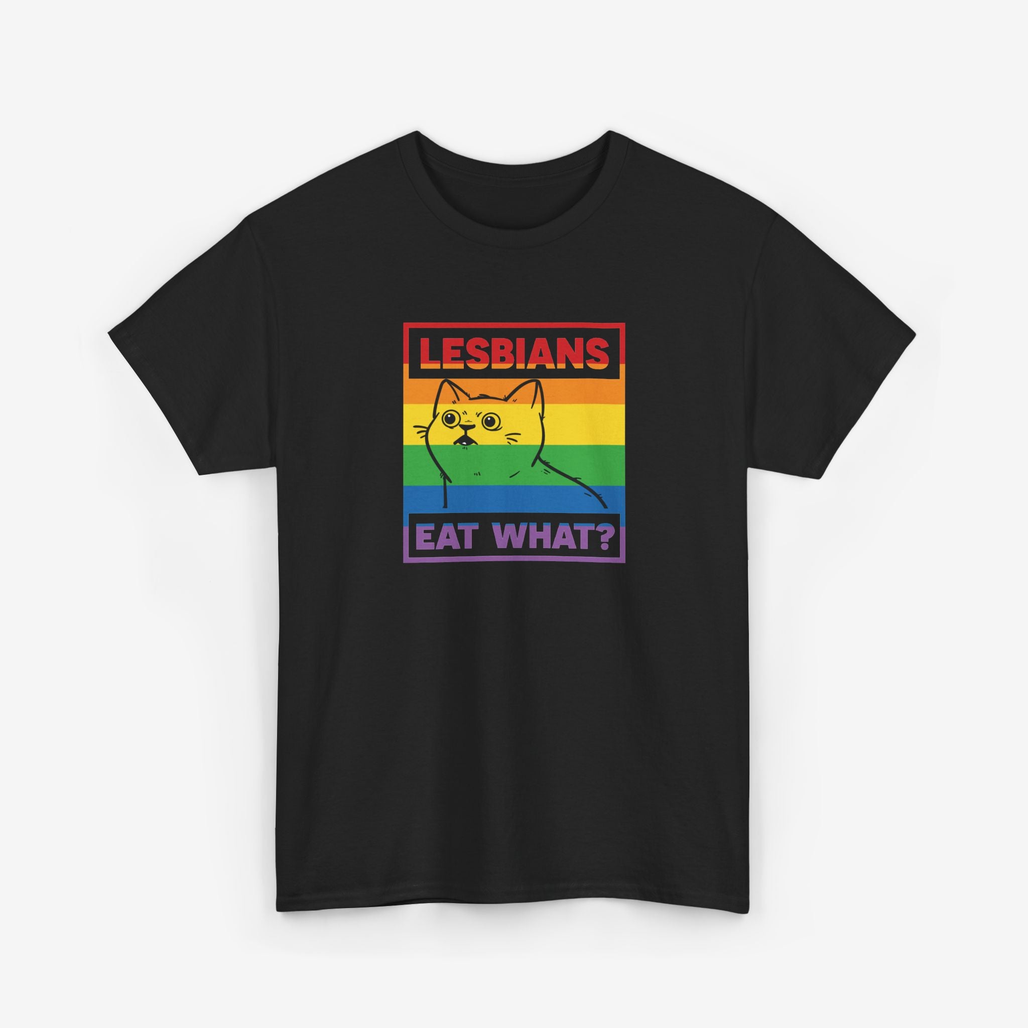 Gay Pride T-shirt - Lesbians Eat What? | SkrrtShirt