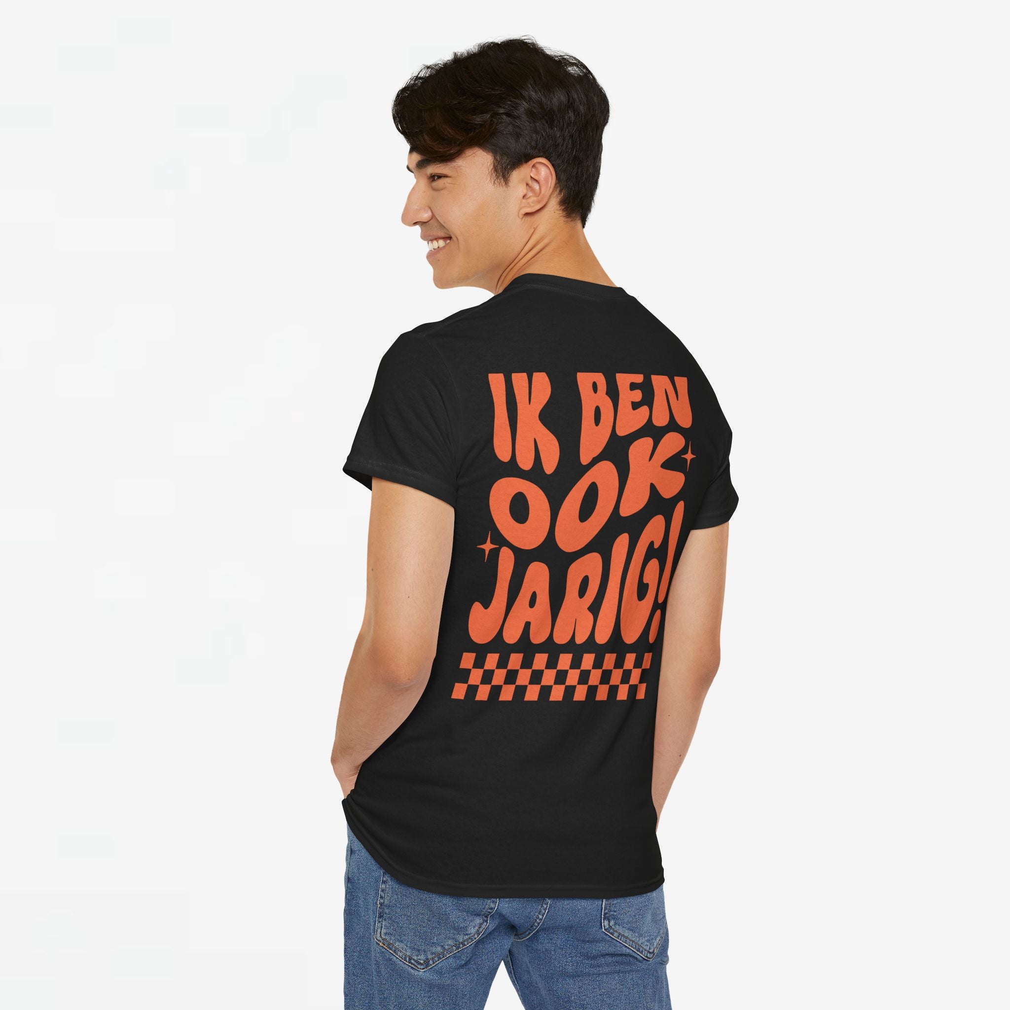 Ik ben ook jarig! | Back Print | Koningsdag T-shirt | Oversized