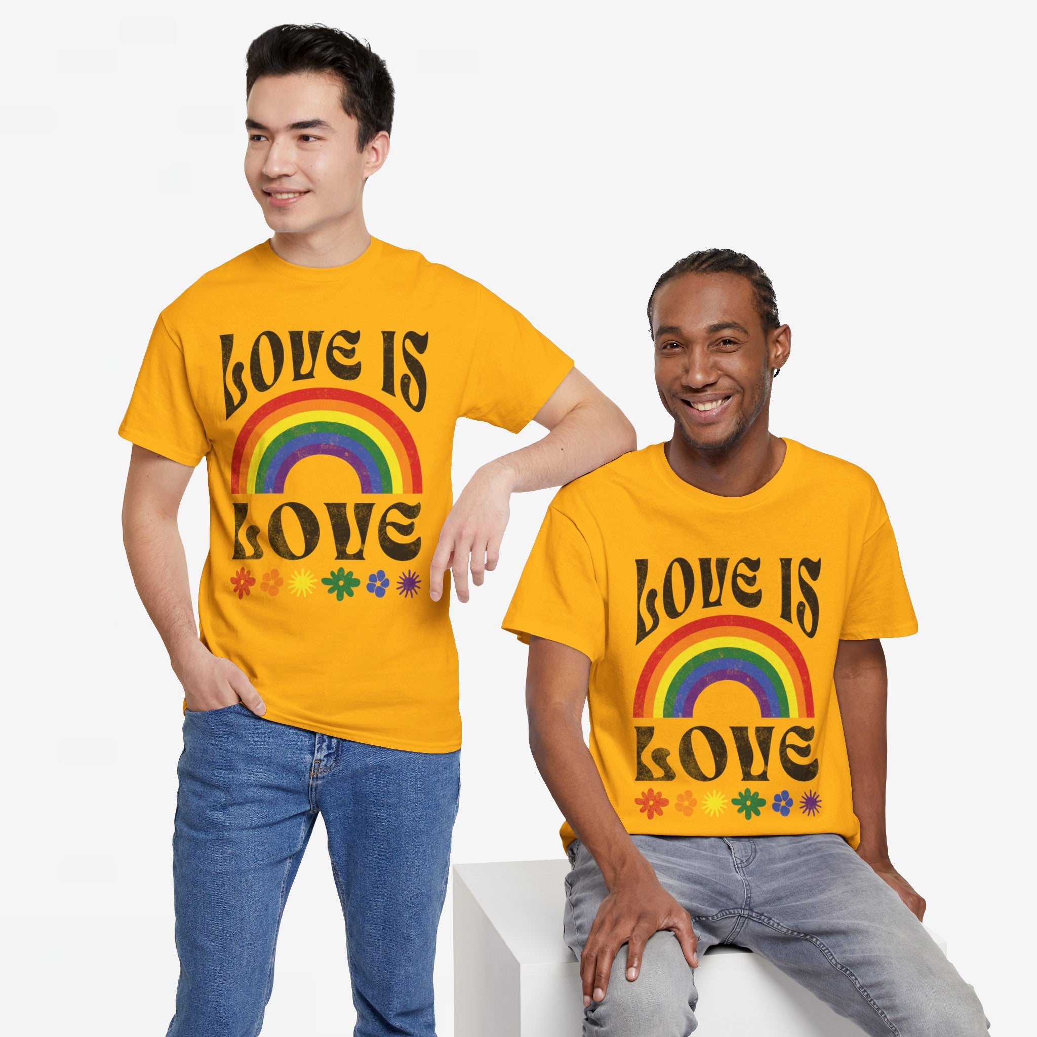 Gay Pride T-shirt - Love is love- Oversized #53