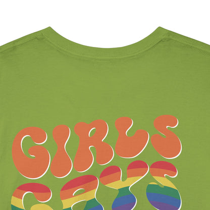 Gay Pride T-shirt - Girls Gays and Theys - Back Print - Oversized #21