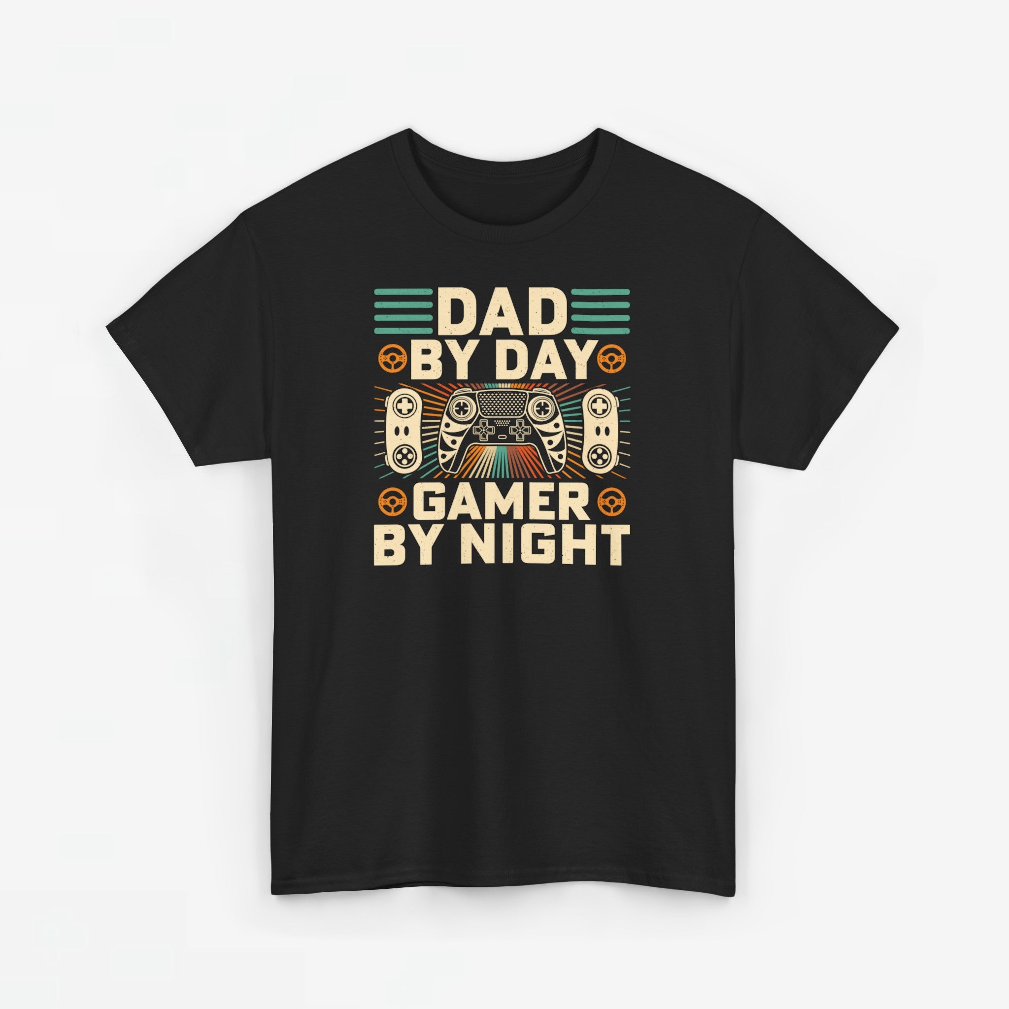 Vaderdag Papa Cadeau - T-shirt - Dad by Day, Gamer by Night - Oversized #6