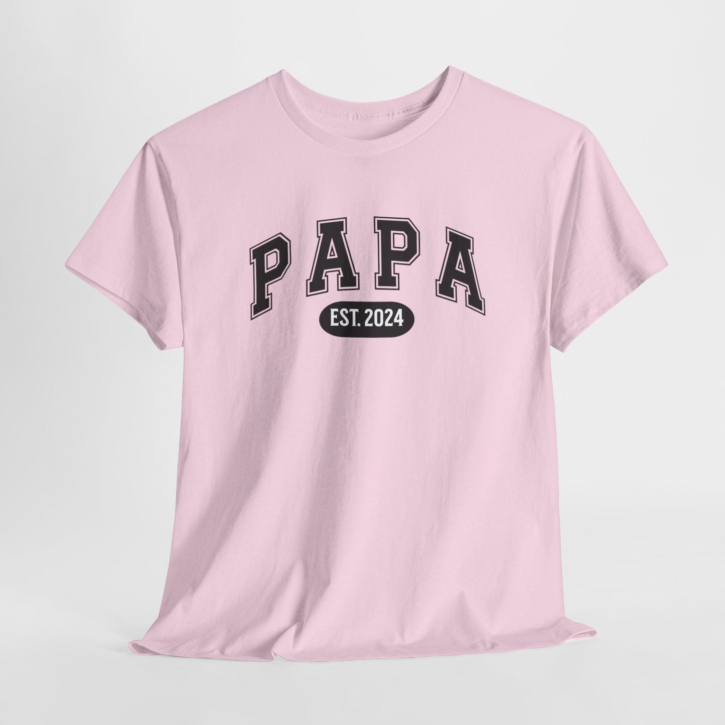 Gepersonaliseerde Vaderdag Papa Cadeau - T-shirt - Papa - EST [Jaar]