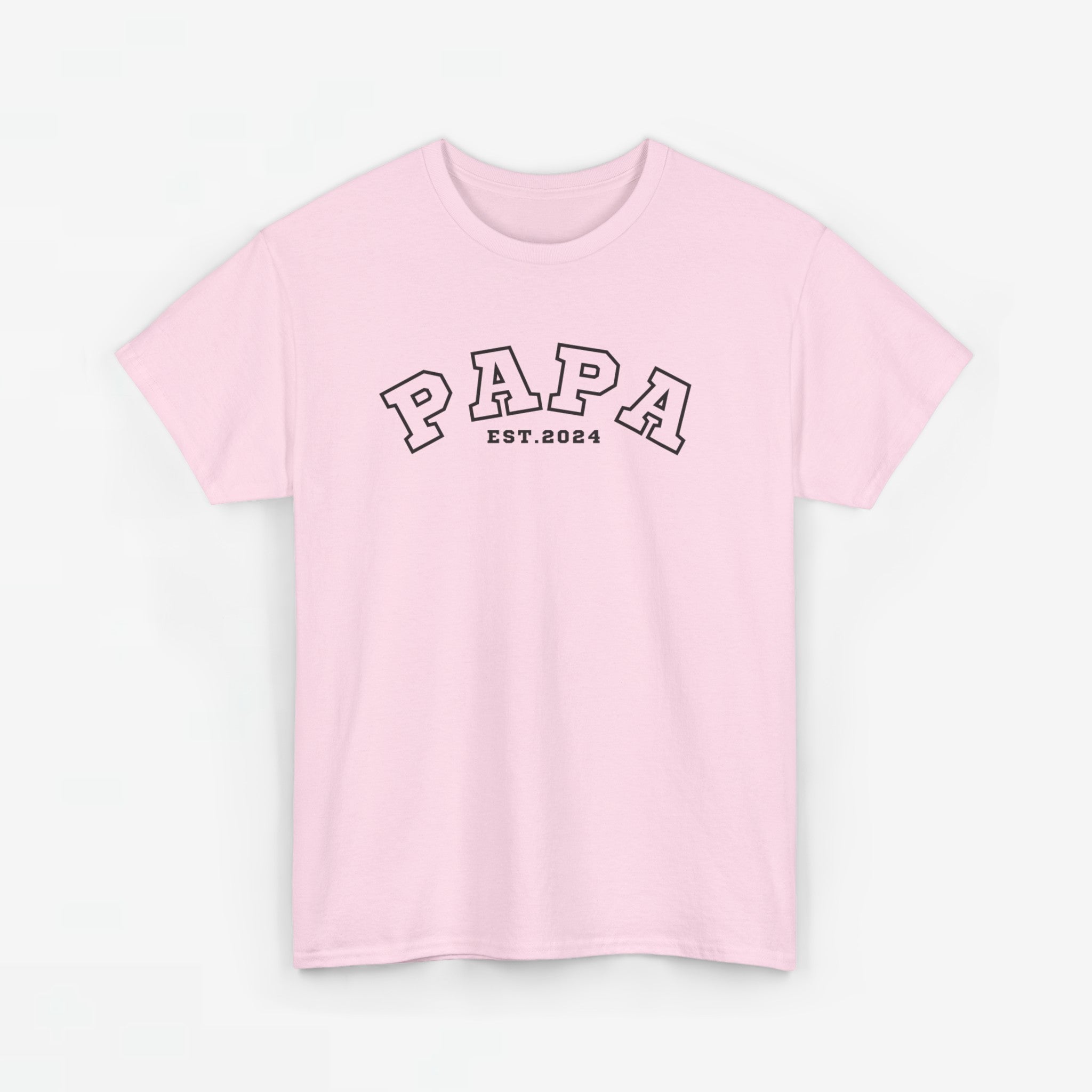 Gepersonaliseerde Vaderdag Papa Cadeau - T-shirt - Papa - EST [Jaar]