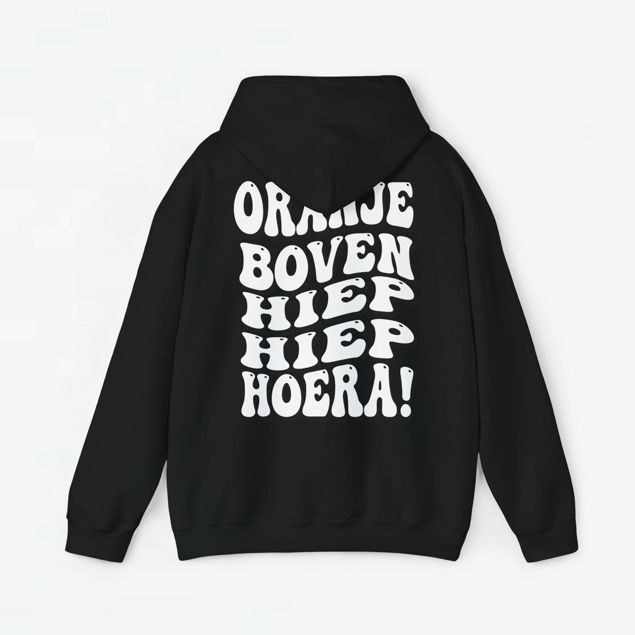 Oranje Boven Hiep Hiep Hoera | Back Print | Koningsdag Hoodie | Oversized