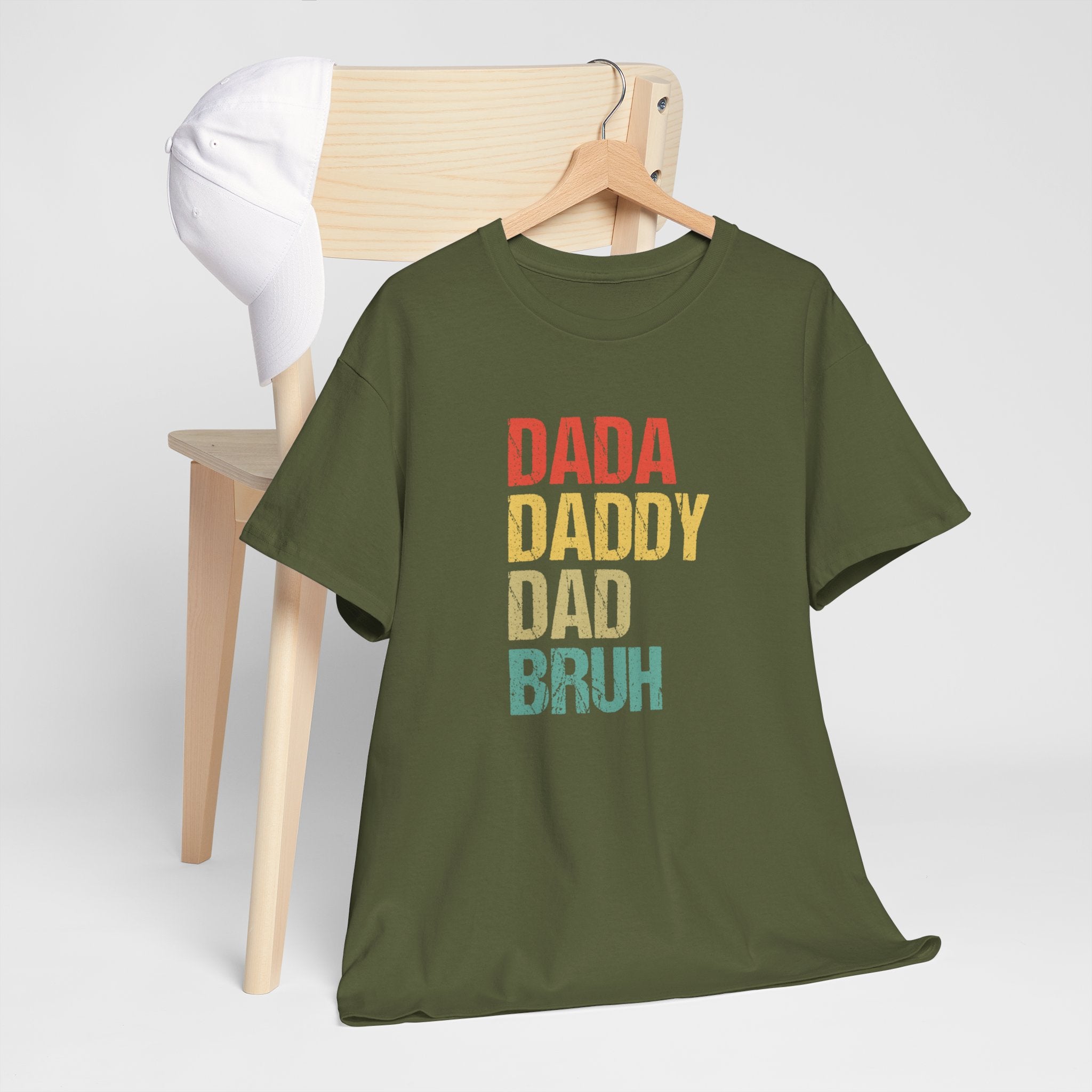 Vaderdag Papa Cadeau - T-shirt - Dada Daddy Dad Bruh - Oversized #28