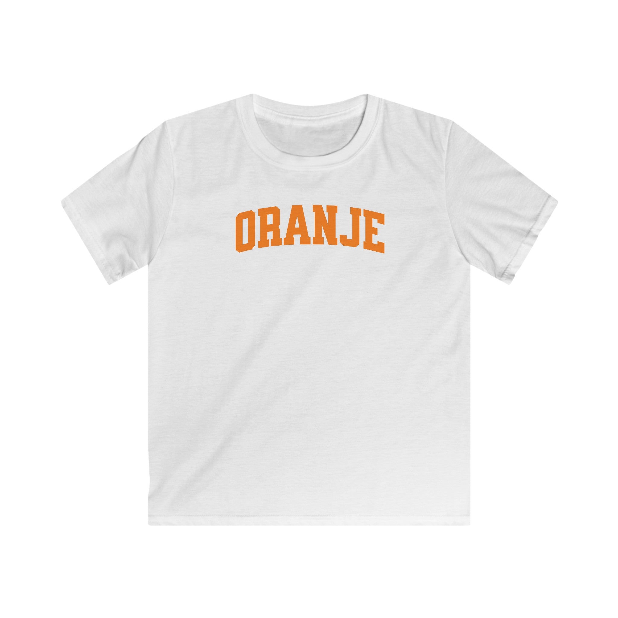 Kind Voetbal T-shirt - EK, WK en Koningsdag Kinderkleding - ORANJE