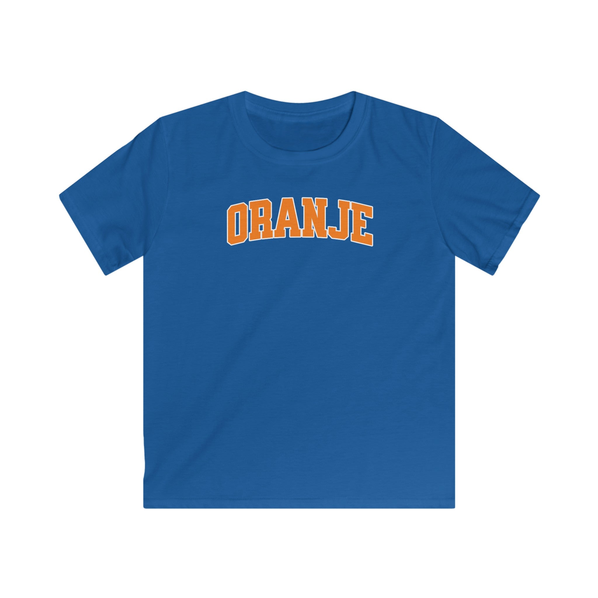 Kind Voetbal T-shirt - EK, WK en Koningsdag Kinderkleding - ORANJE