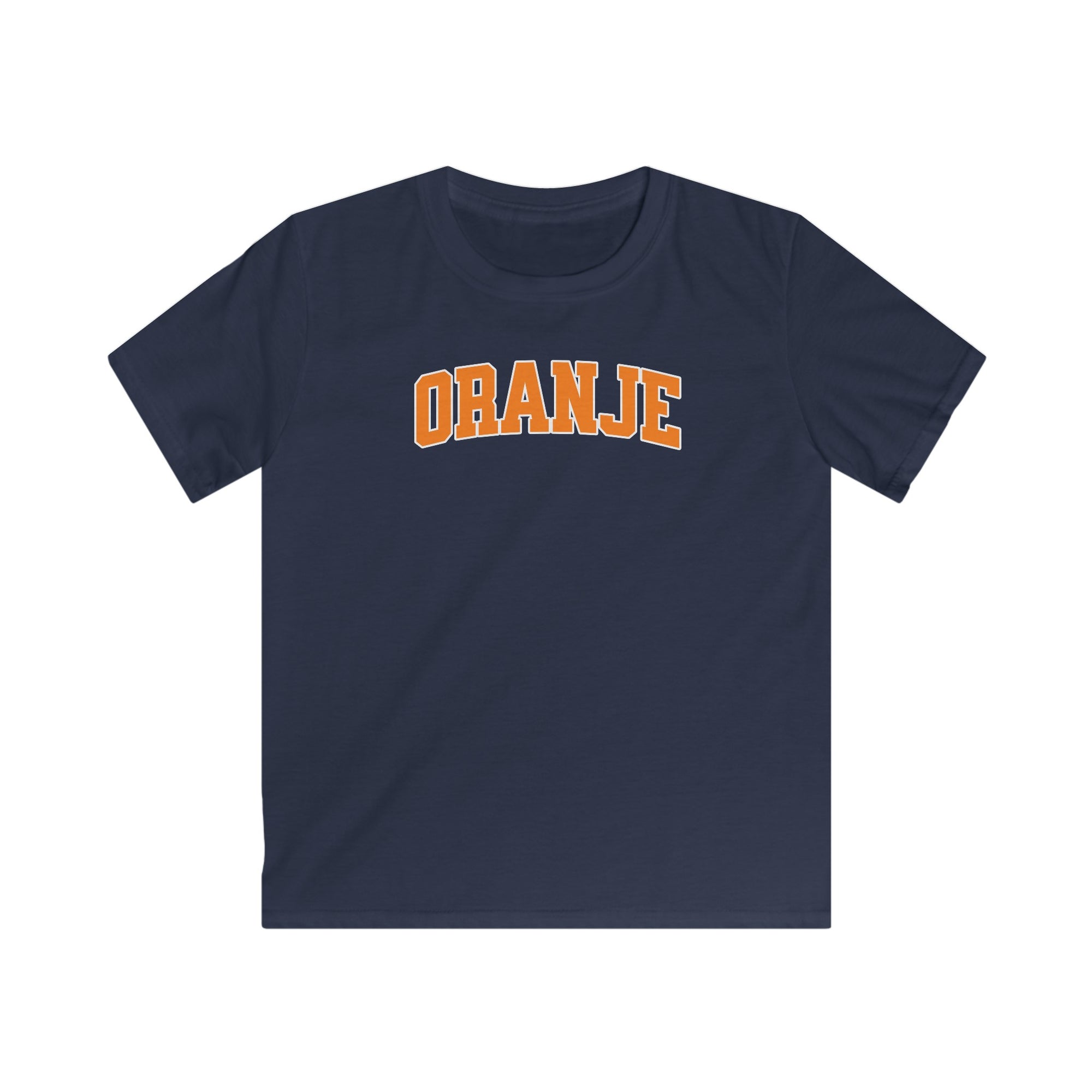 Kind Voetbal T-shirt - EK, WK en Koningsdag Kinderkleding - ORANJE
