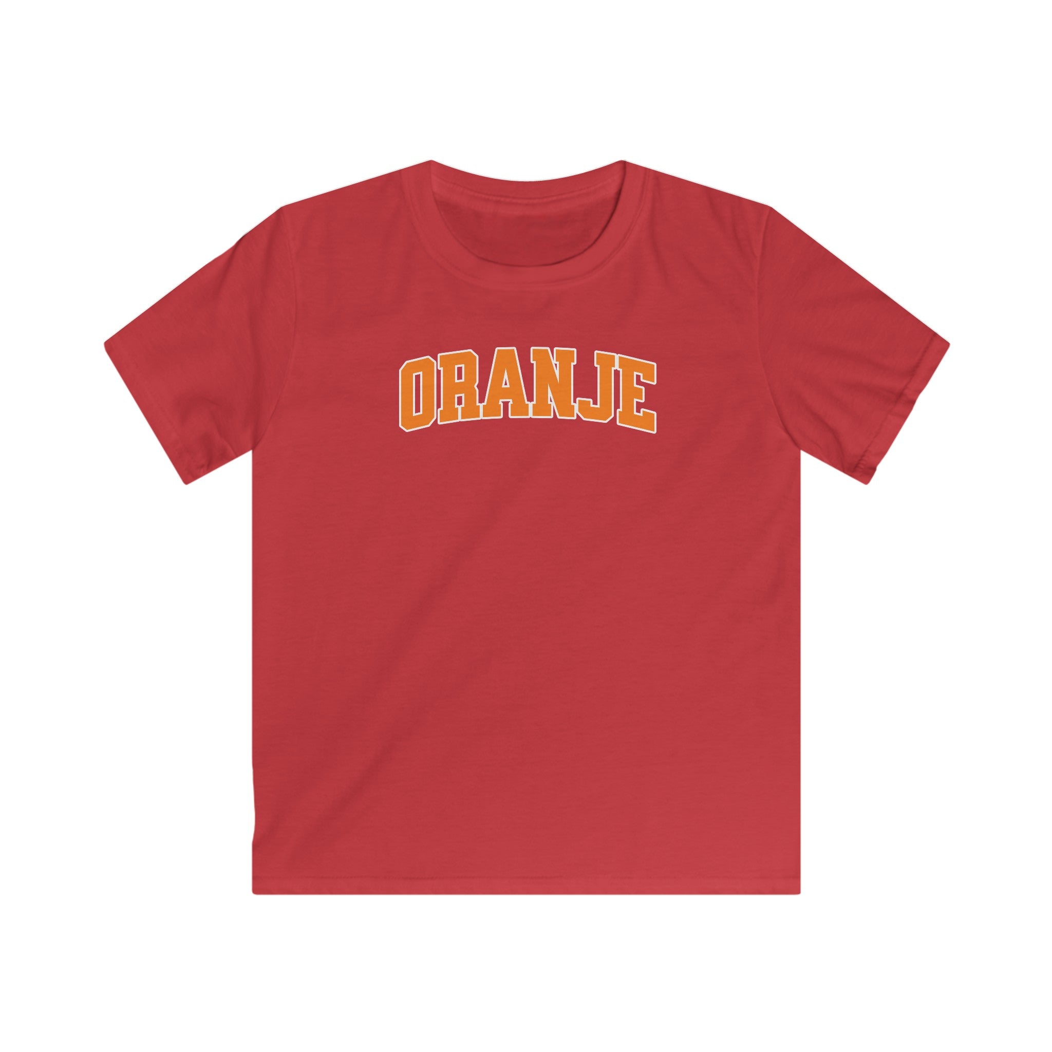 Kind Voetbal T-shirt - EK, WK en Koningsdag Kinderkleding - ORANJE