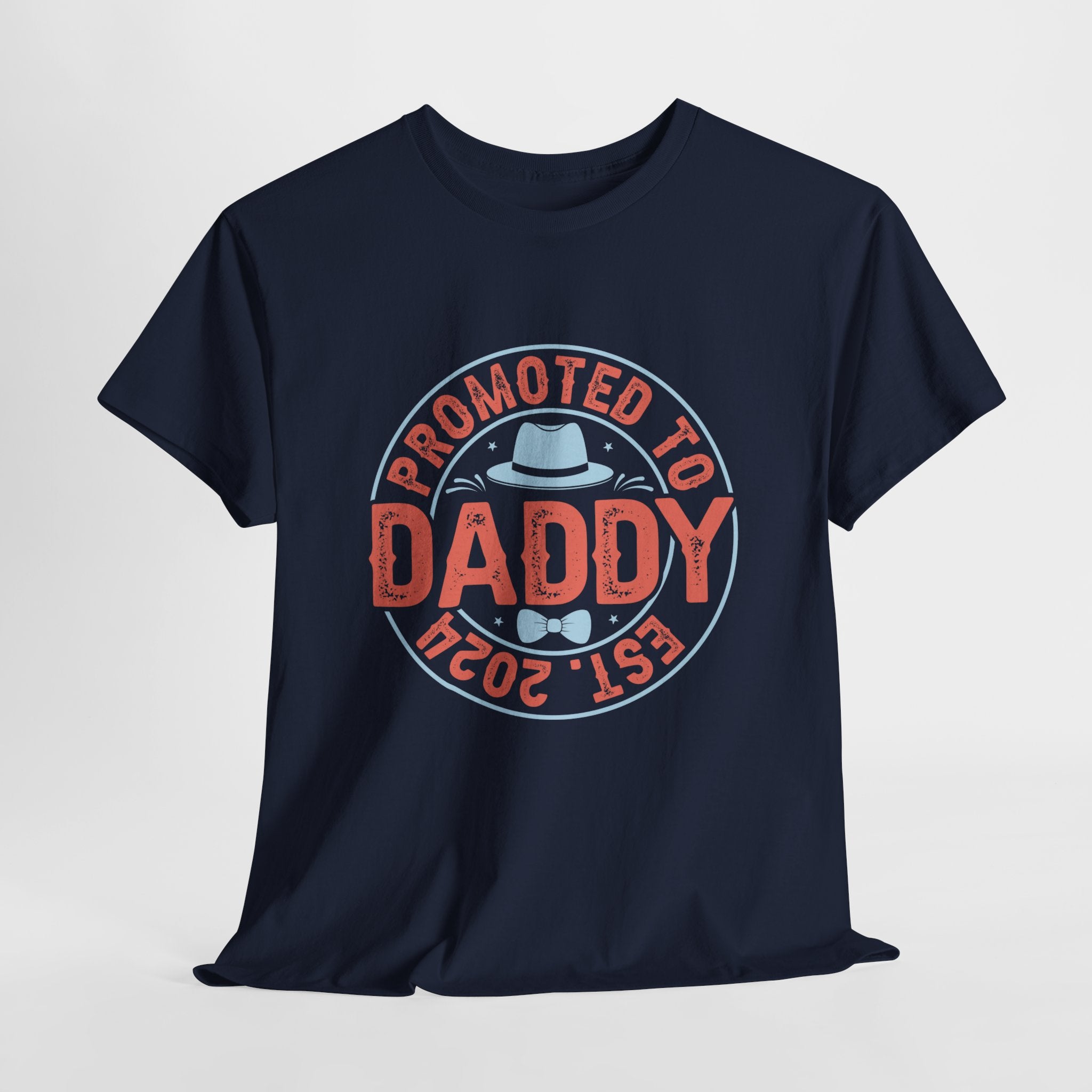 Vaderdag Papa Cadeau - T-shirt - Promoted to Daddy EST 2024 - Oversized #30