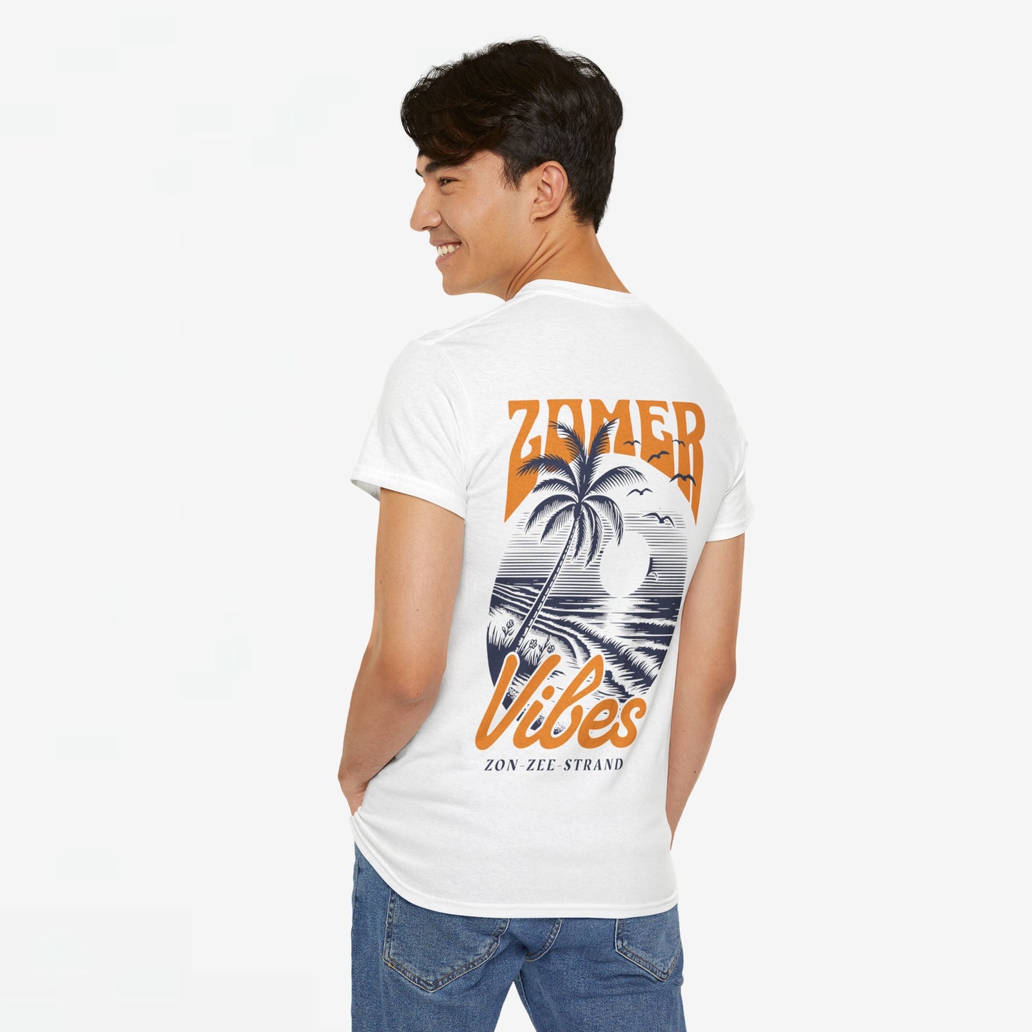 Zomer T-shirt voor Heren - Skrrtshirt Zomervakantie Oversized Tee #2 - Zomer Vibes