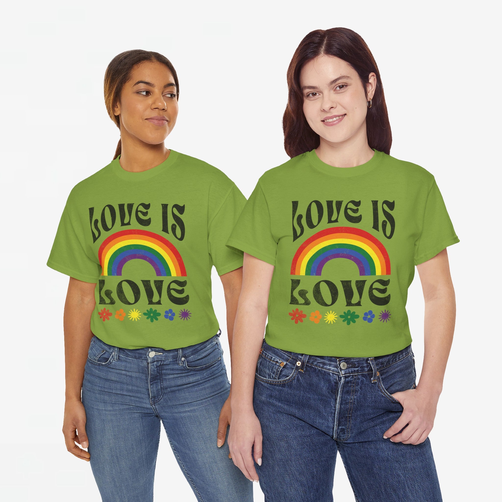 Gay Pride T-shirt - Love is love- Oversized #53