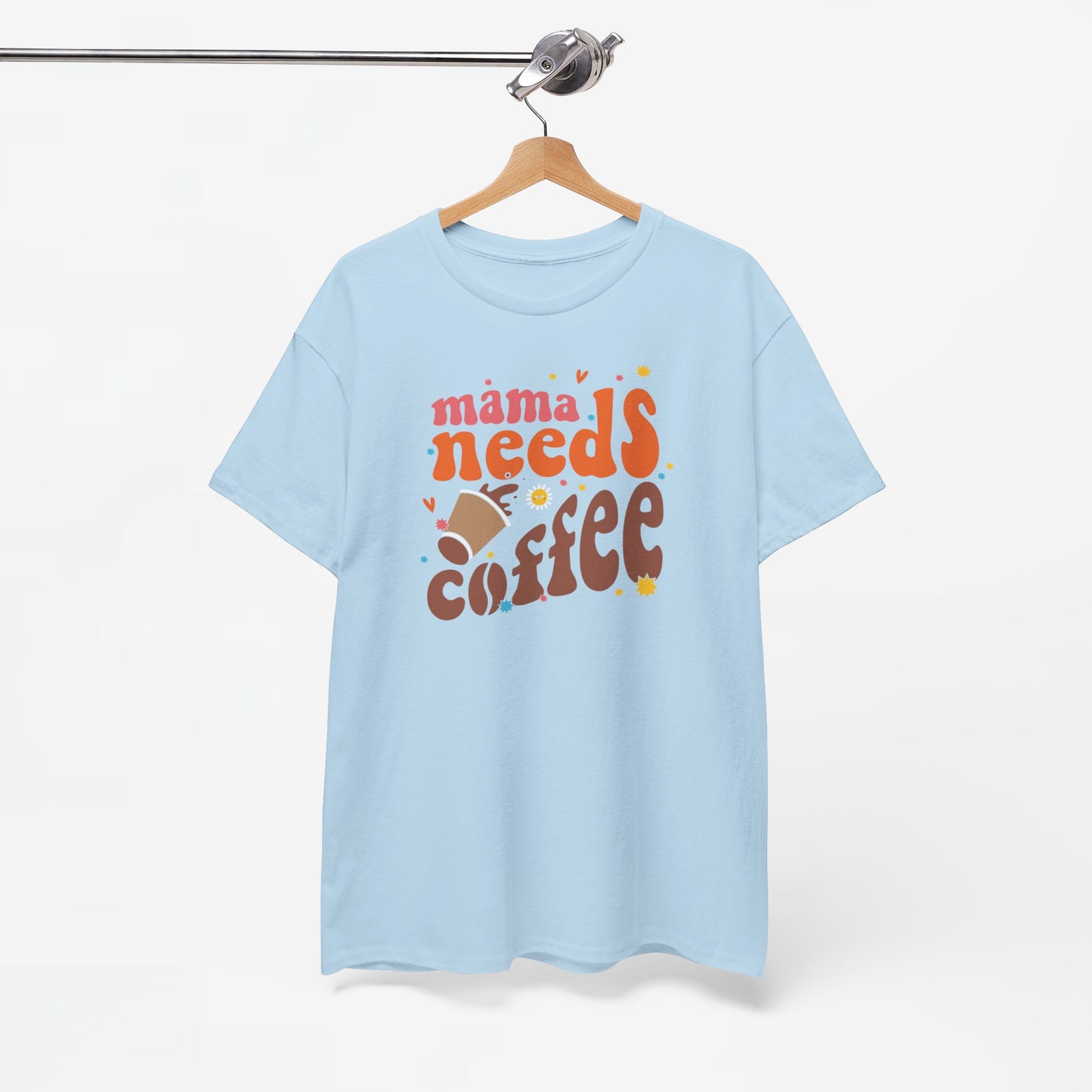 Moederdag Mama Cadeau - T-shirt - Mama Needs Coffee - Oversized - #22
