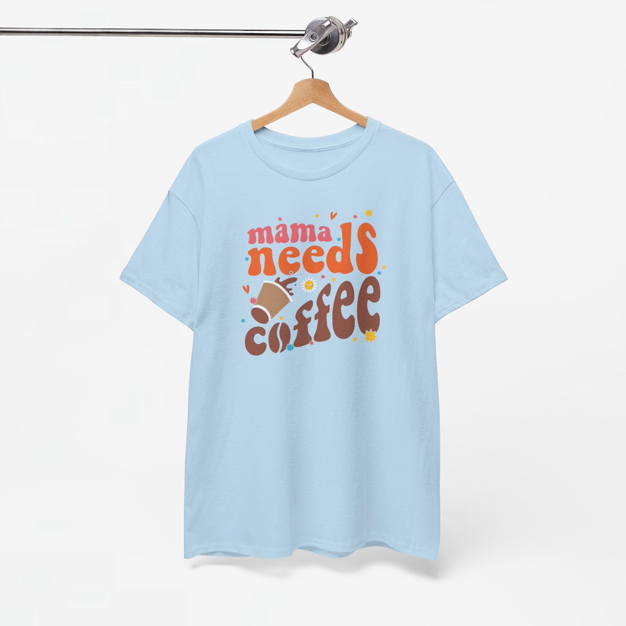 Moederdag Mama Cadeau - T-shirt - Mama Needs Coffee - Oversized - #22