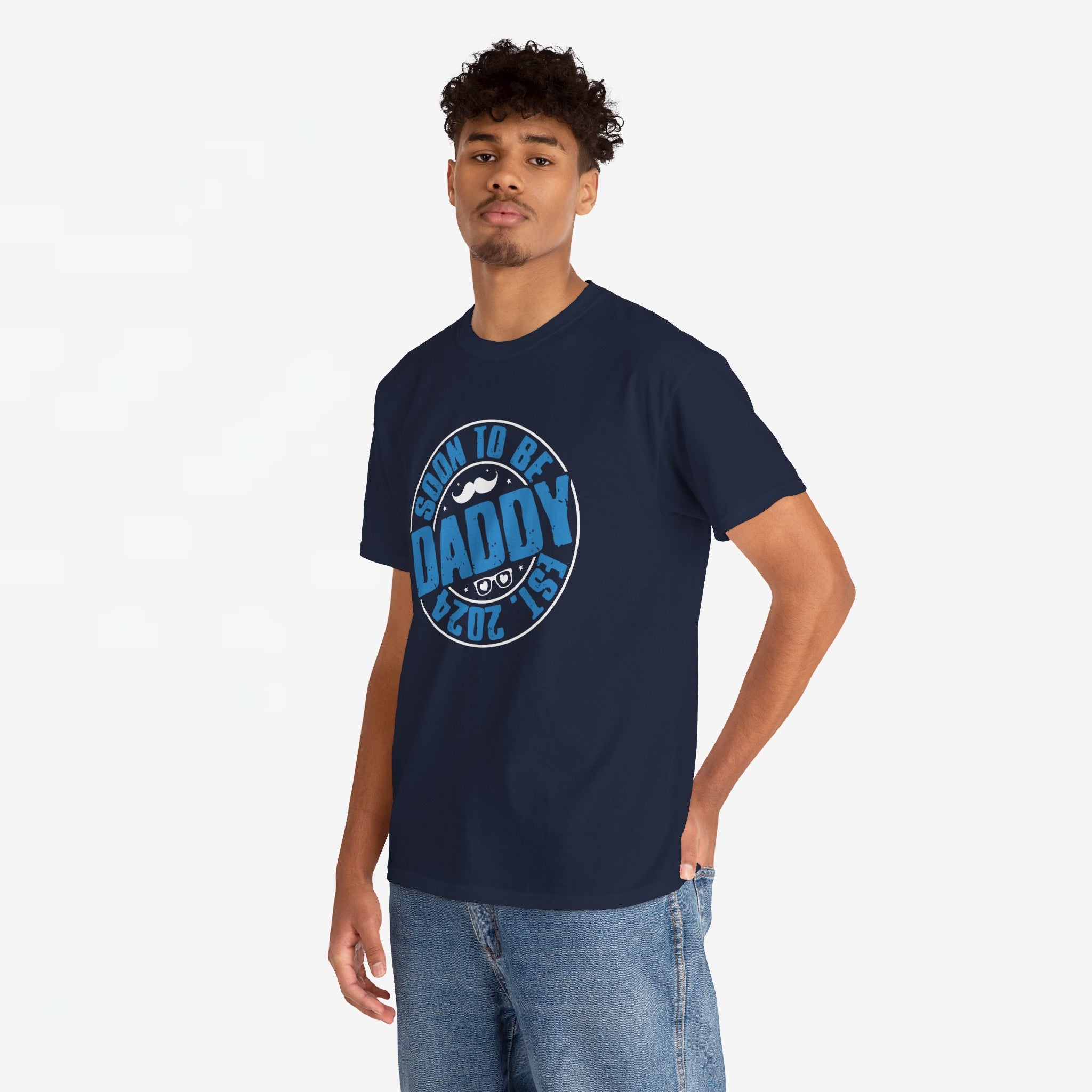 Vaderdag Papa Cadeau - T-shirt - Soon to be Daddy EST 2024 - Oversized #29