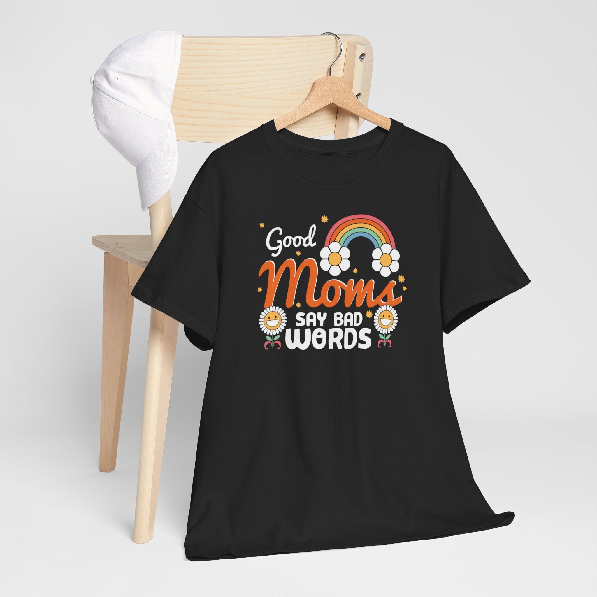 Moederdag Mama Cadeau - T-shirt - Good Moms Say Bad Words - Oversized - #38