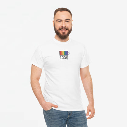 Gay Pride T-shirt - 100% Regenboog - Oversized #33