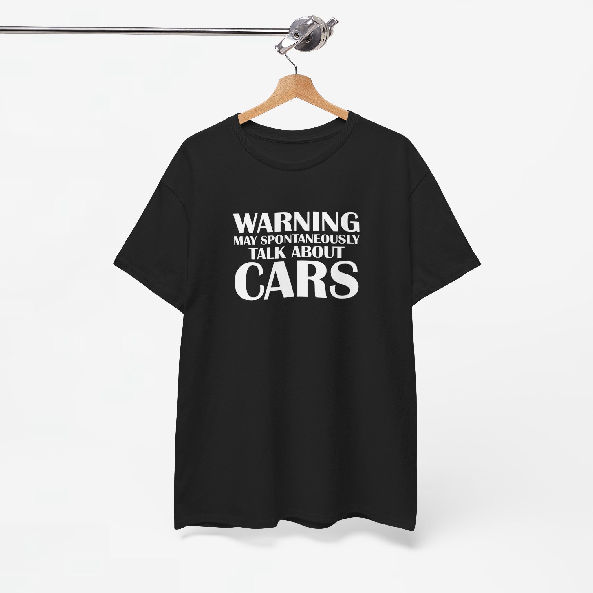 Vaderdag Papa Cadeau - T-shirt - Warning, may talk spontaneously about cars - Oversized #49