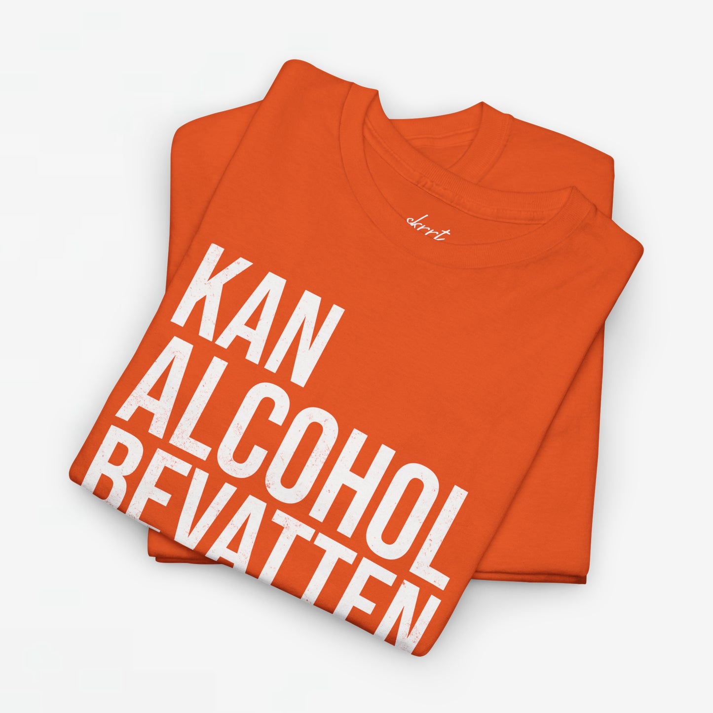 Kan Alcohol Bevatten | Front Print | Koningsdag T-shirt | Oversized