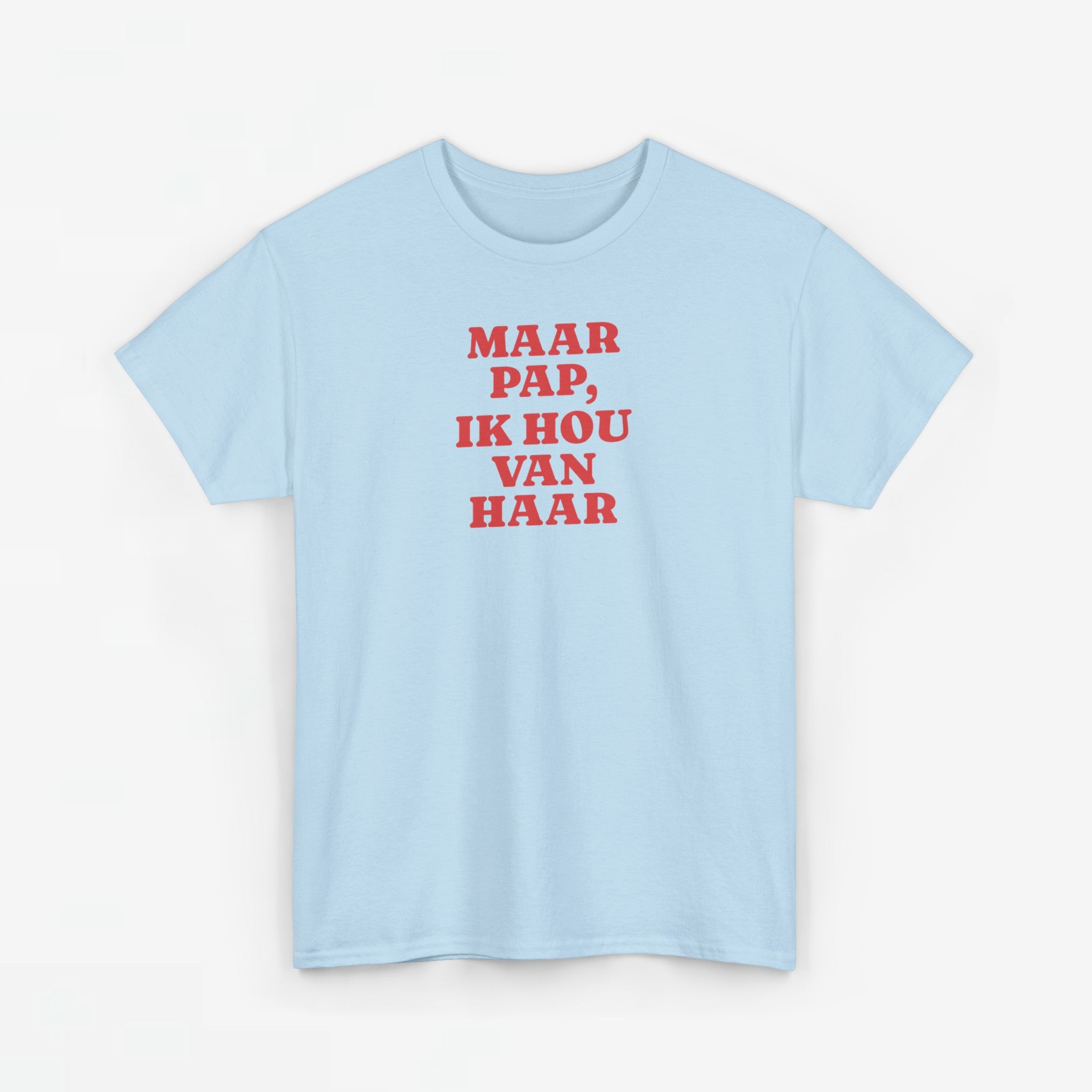 Gay Pride T-shirt -  Maar Pap, Ik Hou Van Haar - Oversized Tee