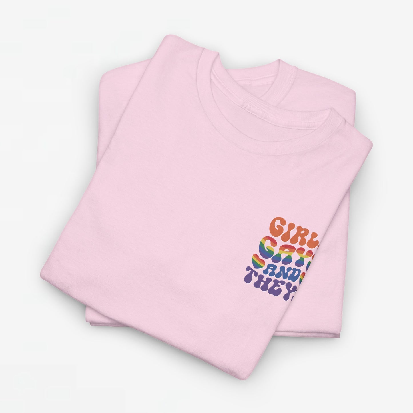 Gay Pride T-shirt - Girls Gays and Theys - Back Print - Oversized #21