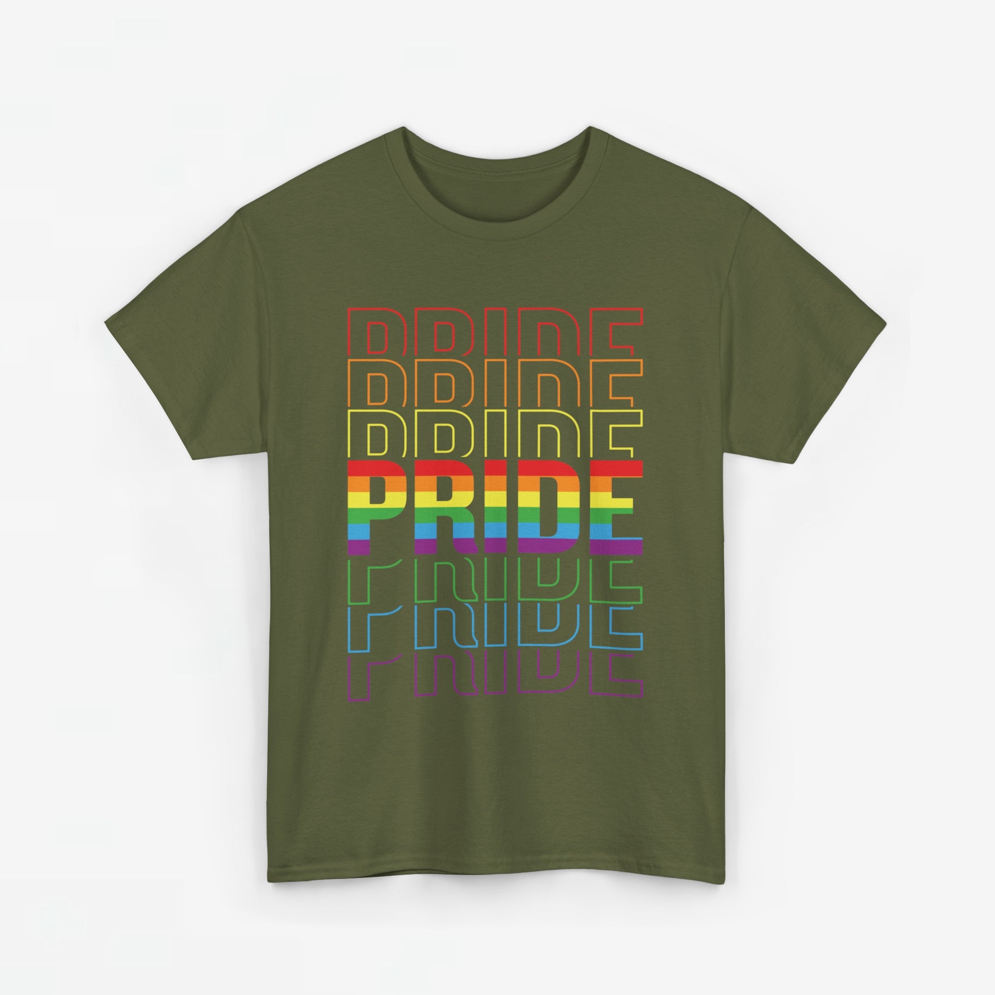 Gay Pride T-shirt - Pride Tekst - Oversized #51
