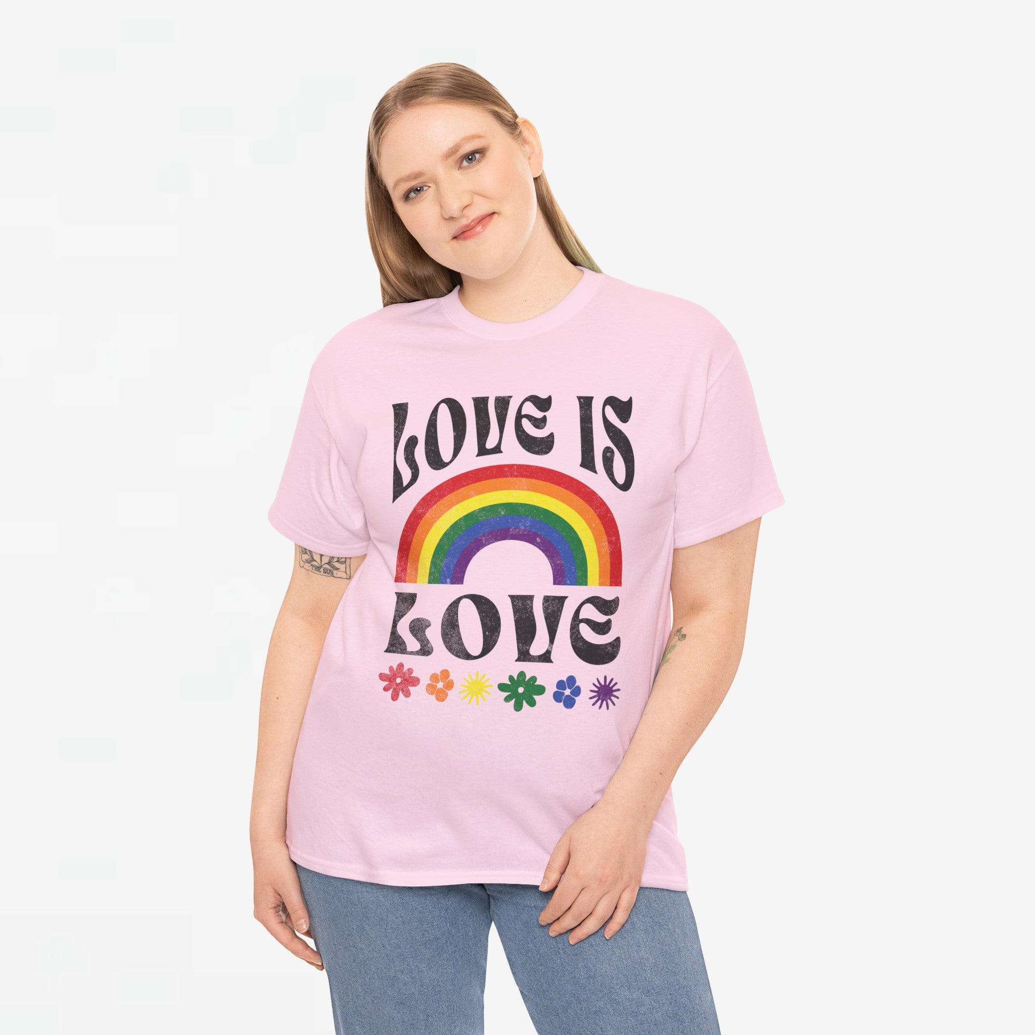 Gay Pride T-shirt - Love is love- Oversized #53