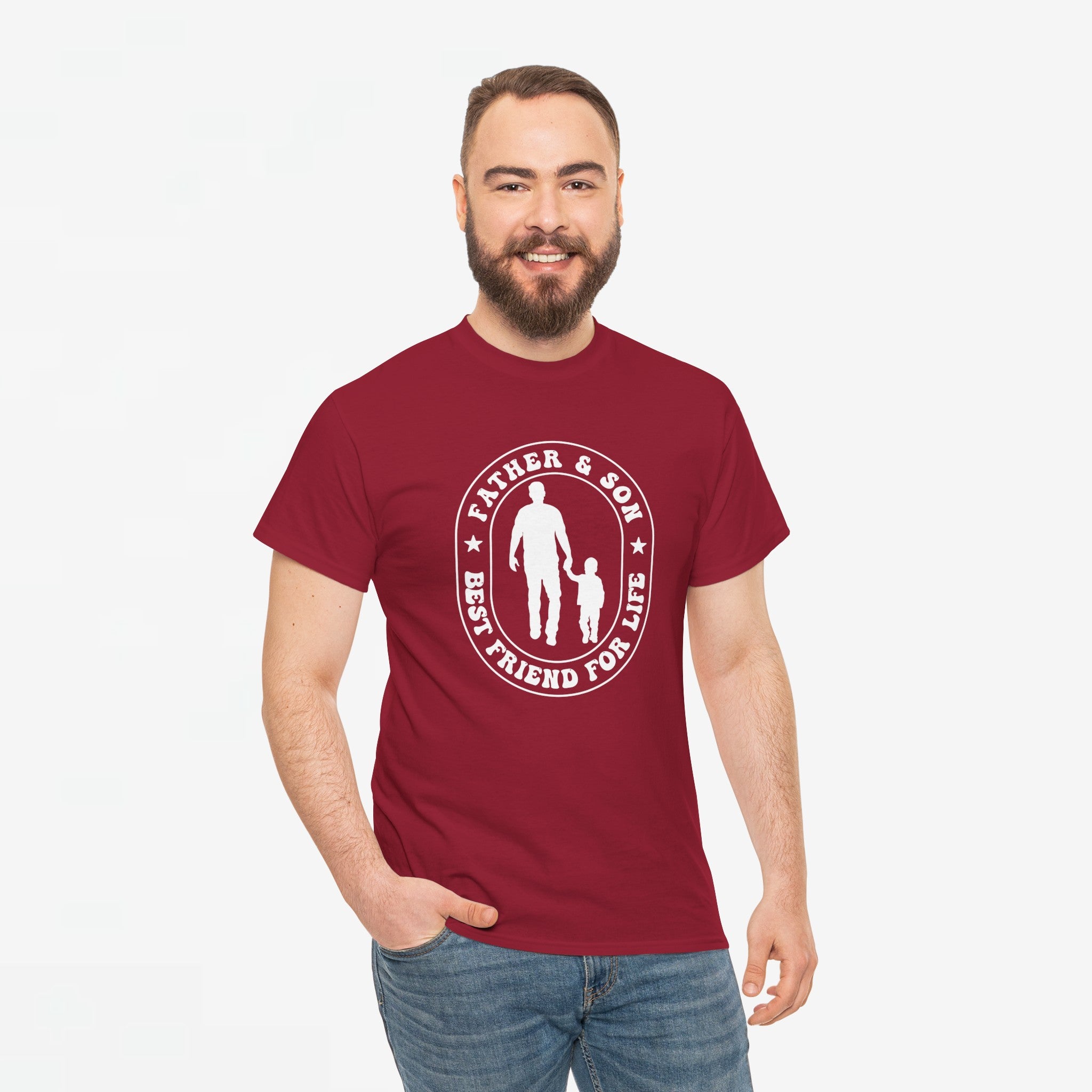 Vaderdag Papa Cadeau - T-shirt - Father & Son Best friend for life - Oversized #20
