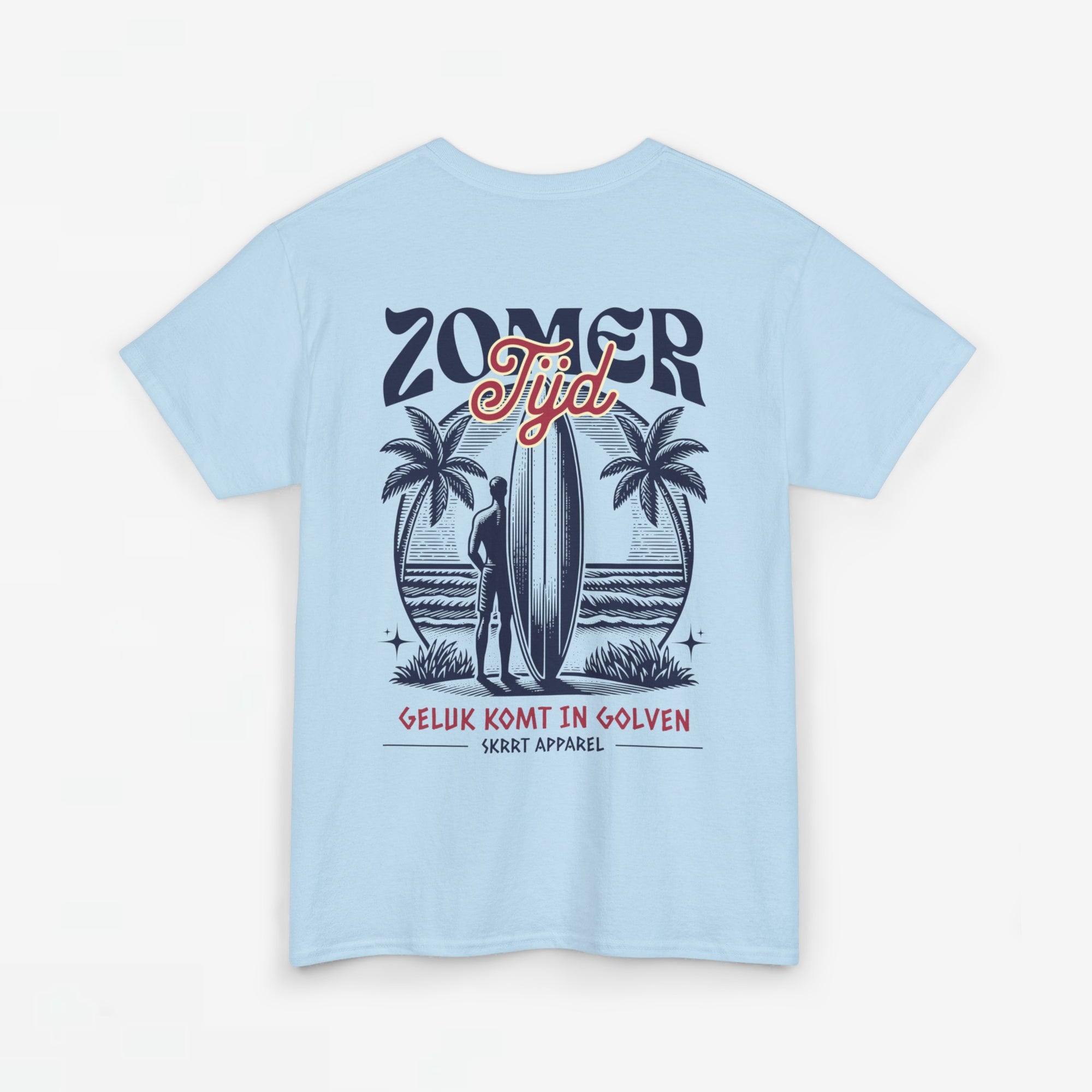 Zomer T-shirt voor Heren - Skrrtshirt Zomervakantie Oversized Tee #4- Zomer Tijd