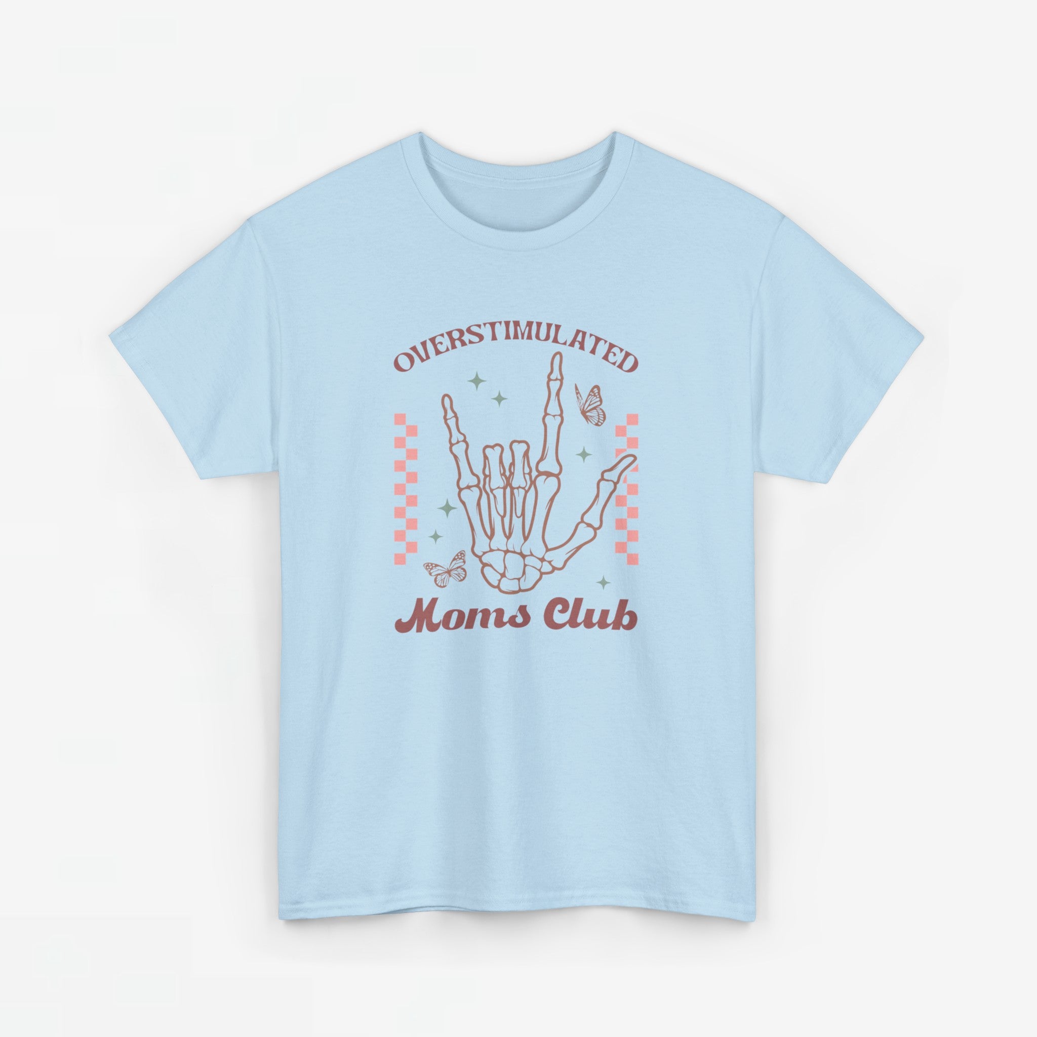 Moederdag Mama Cadeau - T-shirt - Overstimulated Moms Club - Oversized - #51
