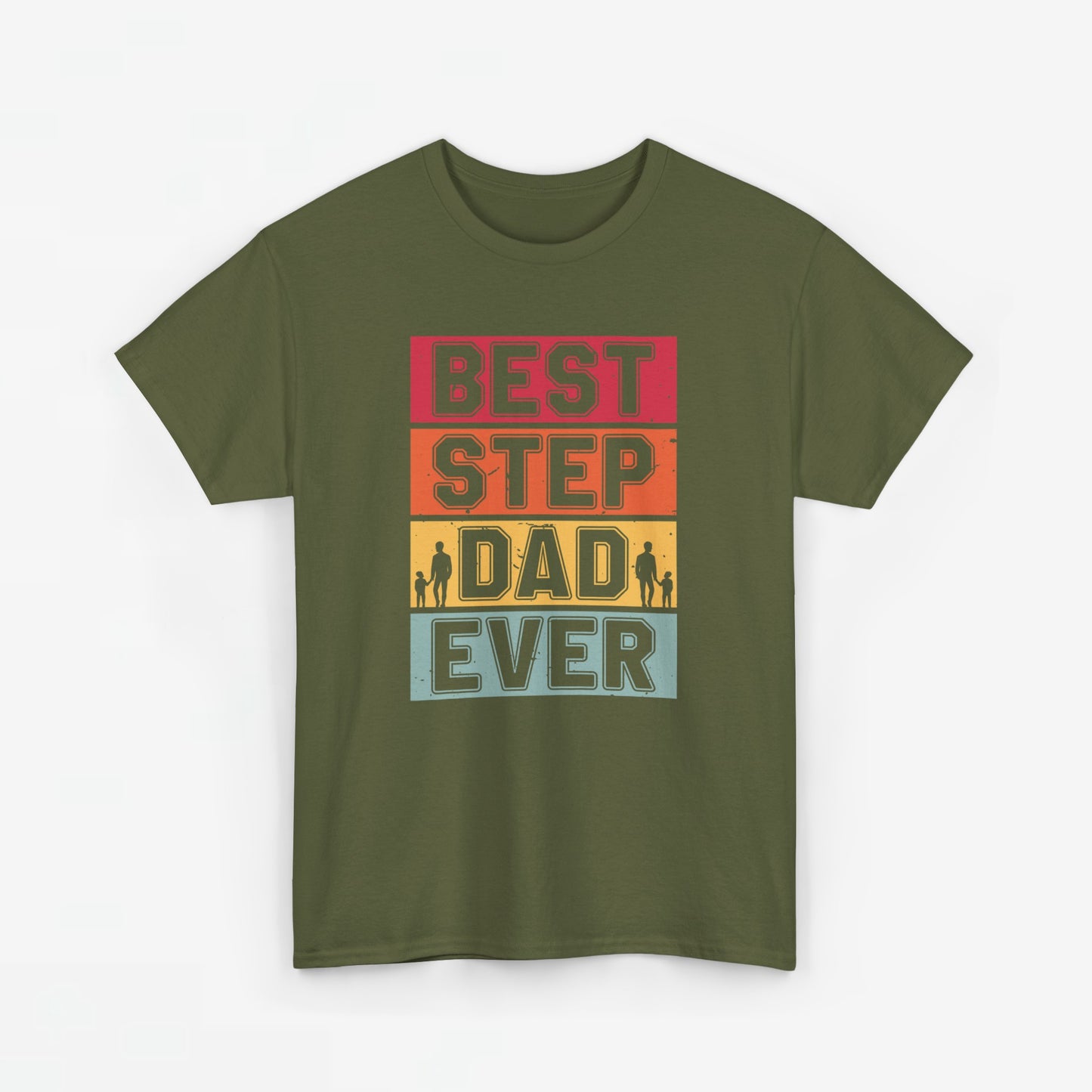 Vaderdag Papa Cadeau - T-shirt - Best Step Dad Ever - Oversized #31