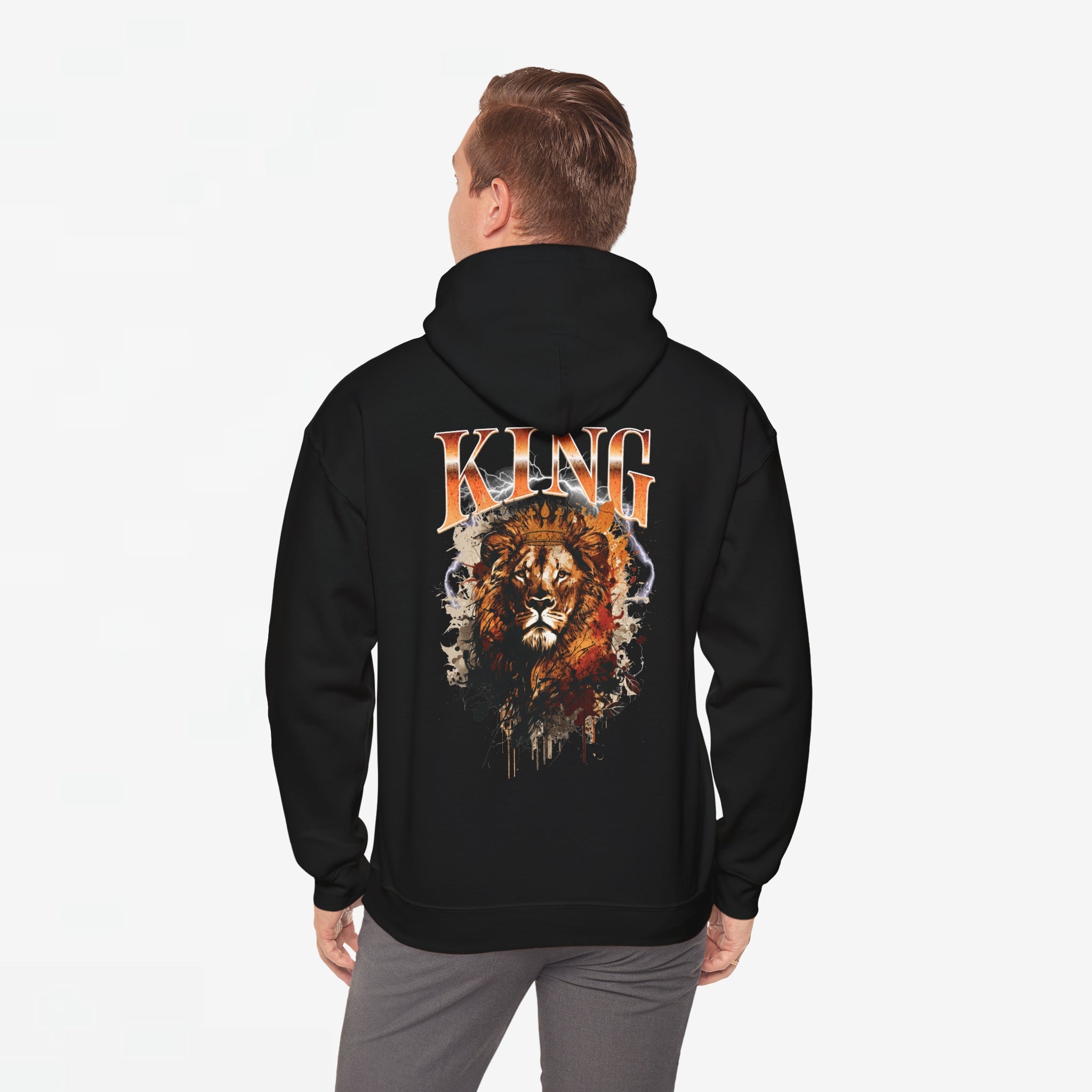 King 90s Vintage Bootleg | Back Print | Koningsdag Hoodie | Retro | Oversized