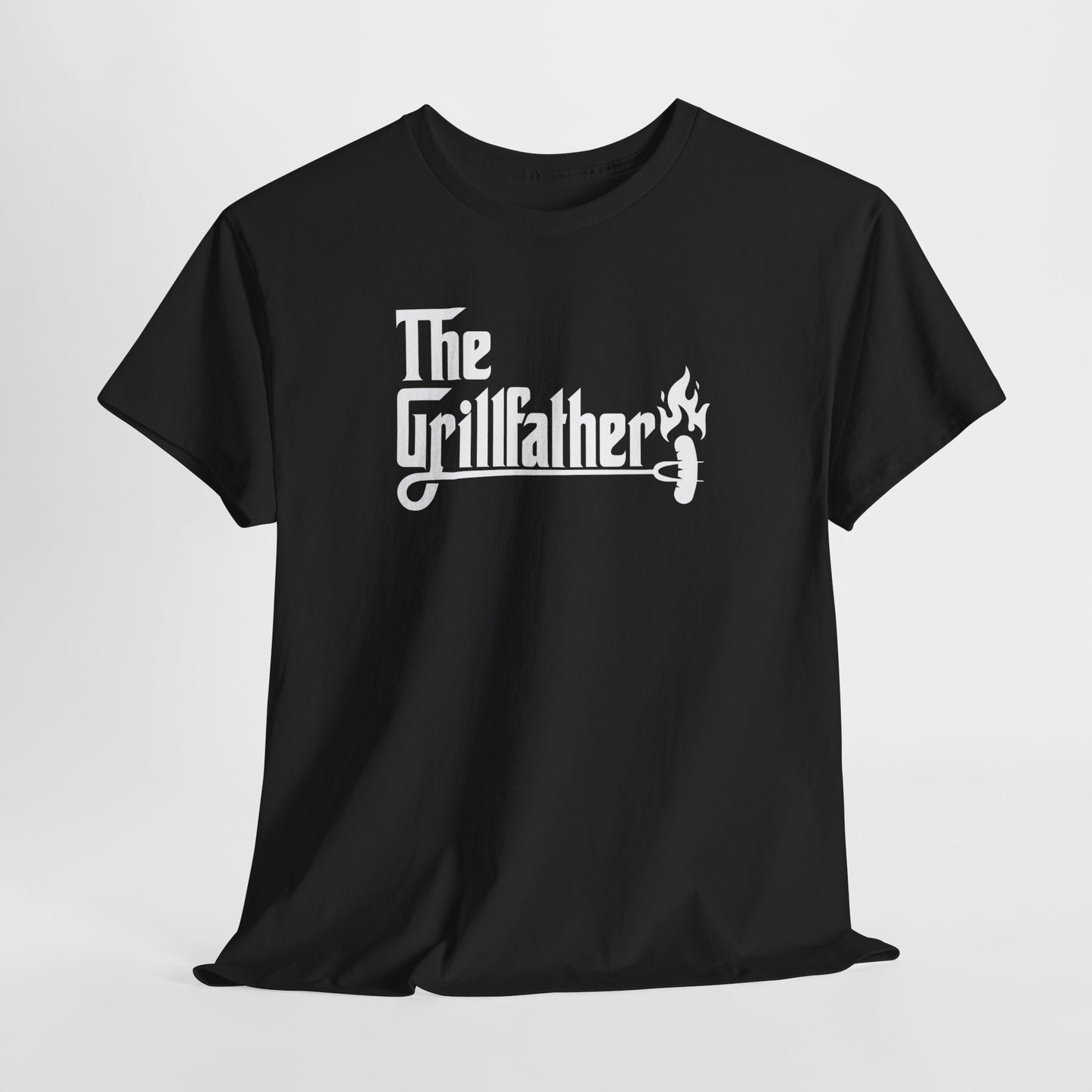 Vaderdag Papa Cadeau - T-shirt - The Grillfather (witte tekst) - Oversized #1