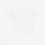 Wit T-shirt met ronde hals, achterkant zonder opdruk