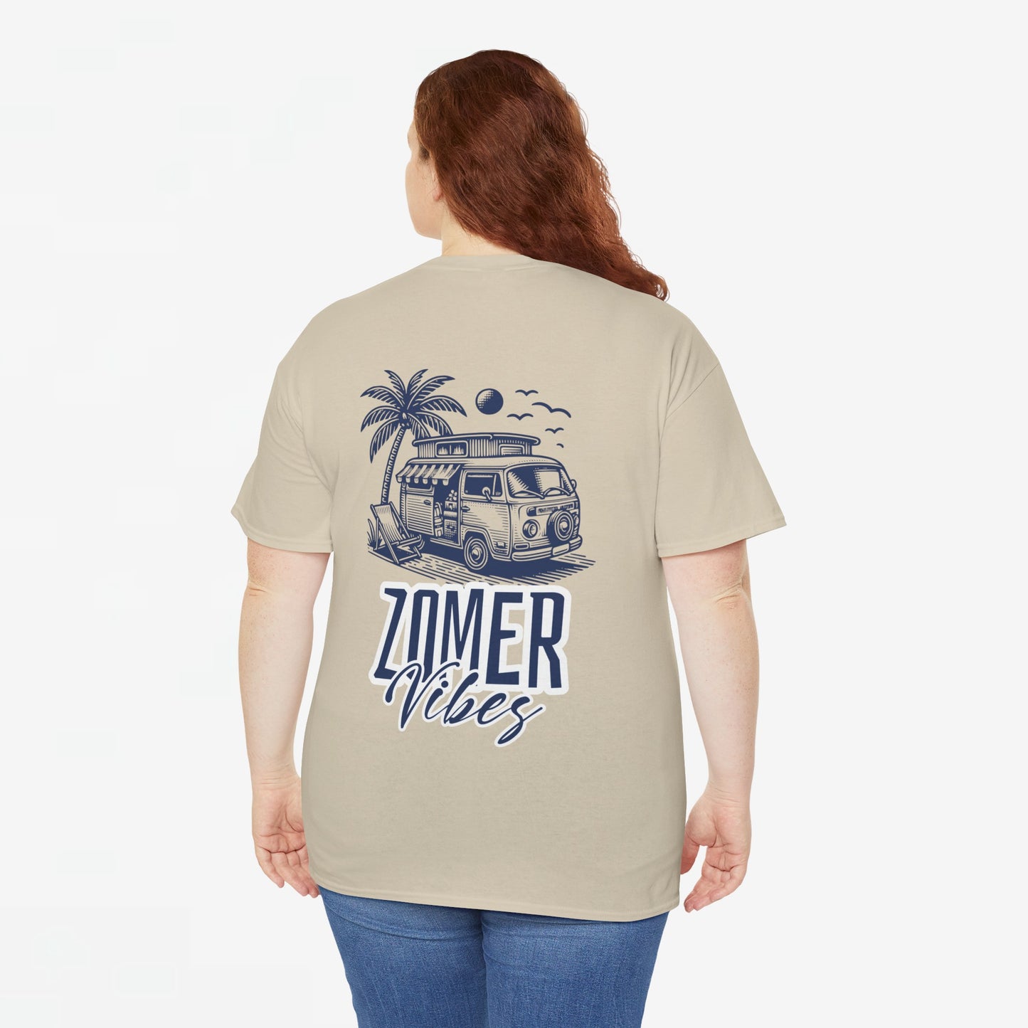 Zomer T-shirt voor Dames - Skrrtshirt Zomervakantie Oversized Tee #7 - Zomer Vibes