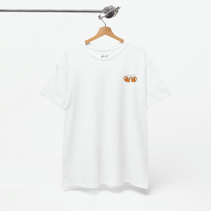 Lam Leve De Koning - oranje tekst | Back Print | Koningsdag T-shirt | Oversized | Heren