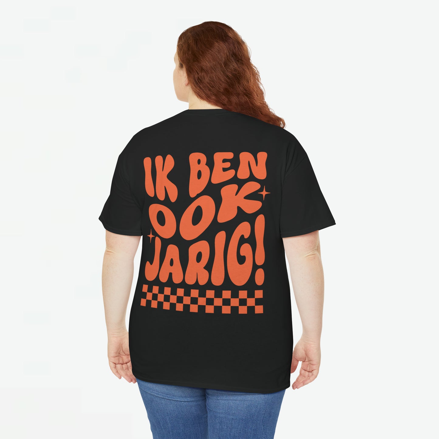 Ik ben ook jarig! | Back Print | Koningsdag T-shirt | Oversized