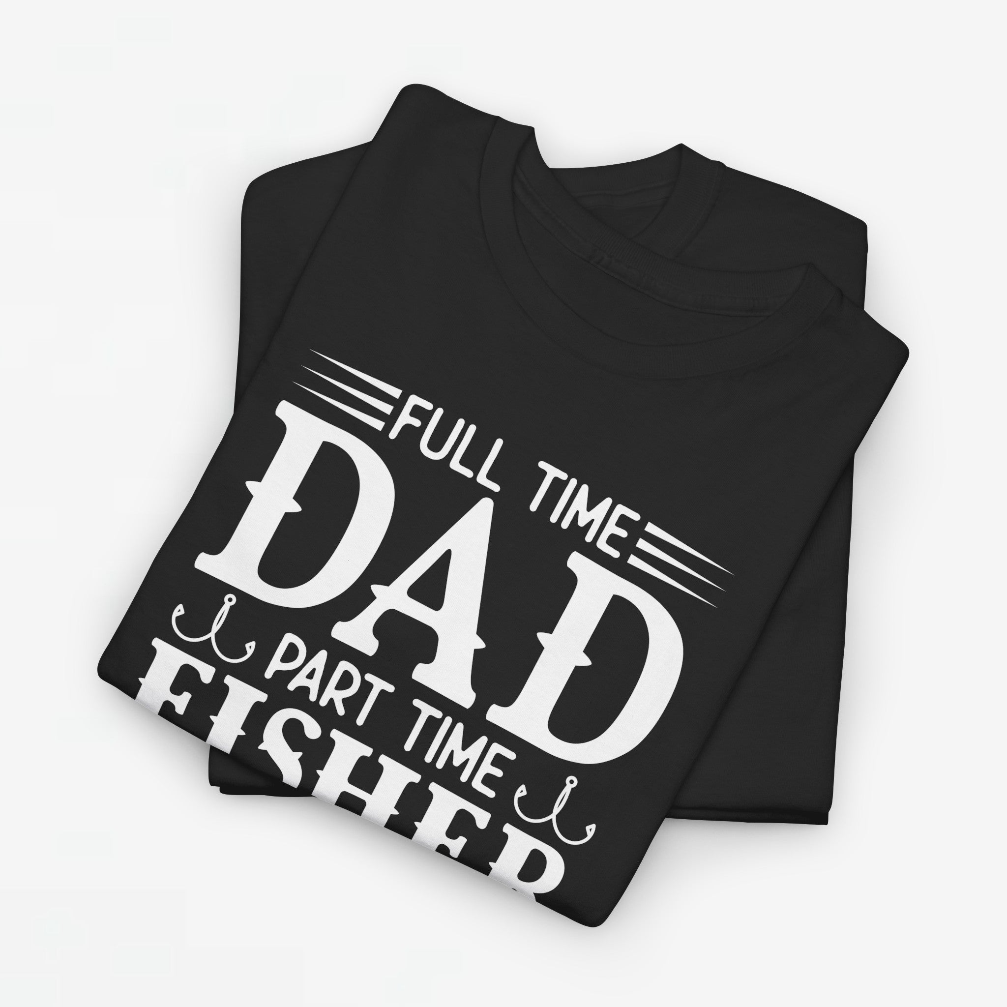 Vaderdag Papa Cadeau - T-shirt - Full Time Dad, Part Time Fisher - Oversized #11
